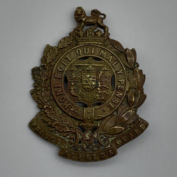 WW1 – S. African ‘Prince Alfred’s Guard’ Helmet/Pagri Badge