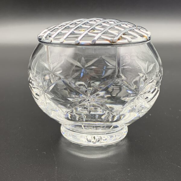 Small Vintage ‘Rose Bud’ Cut-Crystal Bowl