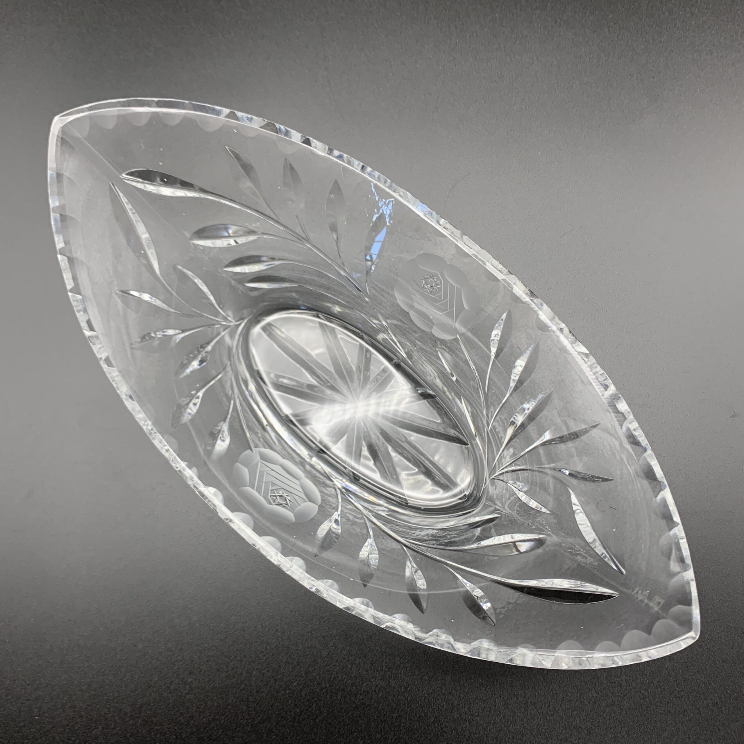 Vintage ‘Rose-Cut’ Crystal Bowl - Image 3