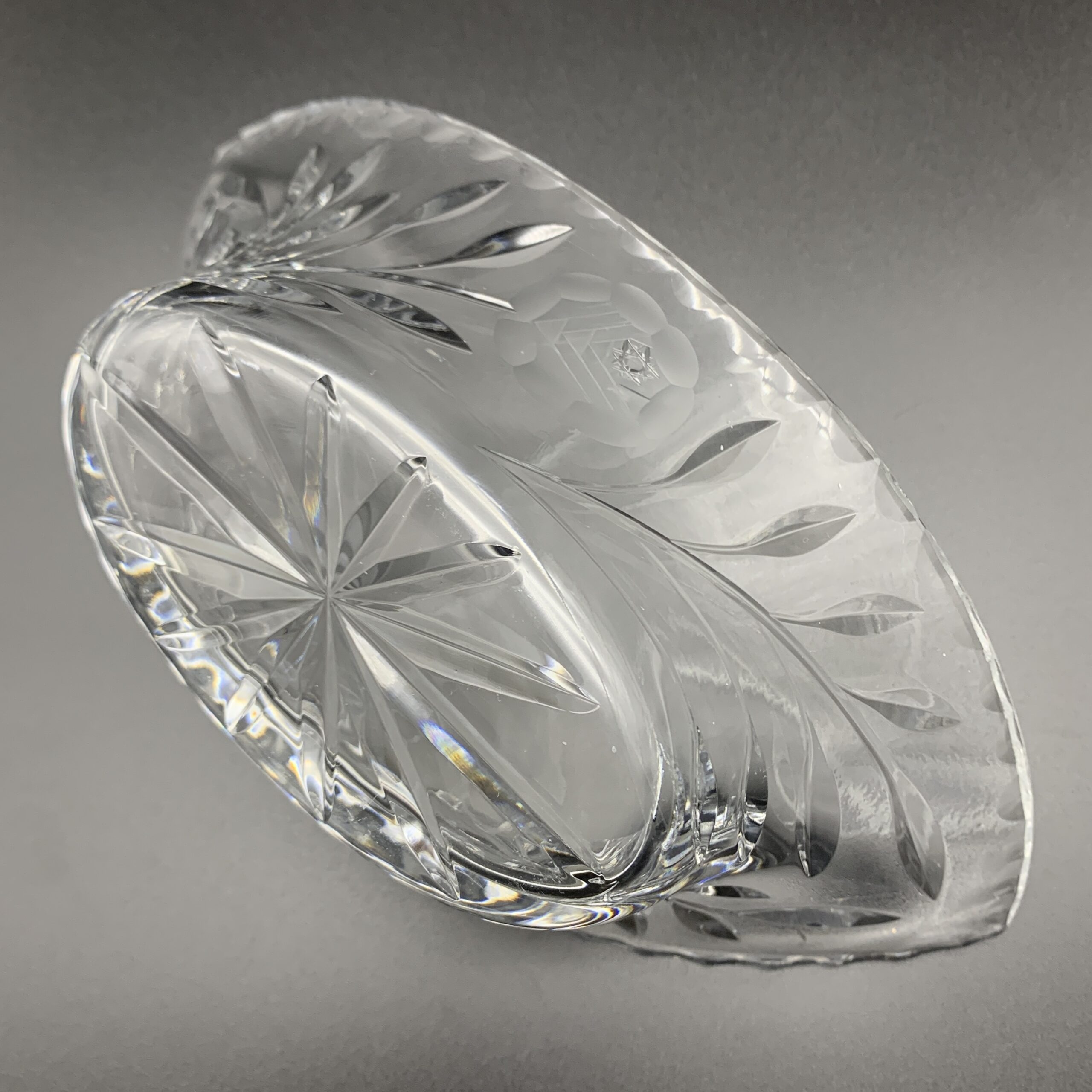 Vintage ‘Rose-Cut’ Crystal Bowl - Image 6