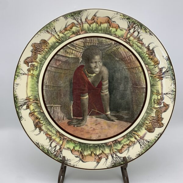 Large Royal Doulton ‘Zulu Girl’ Charger (African Series)