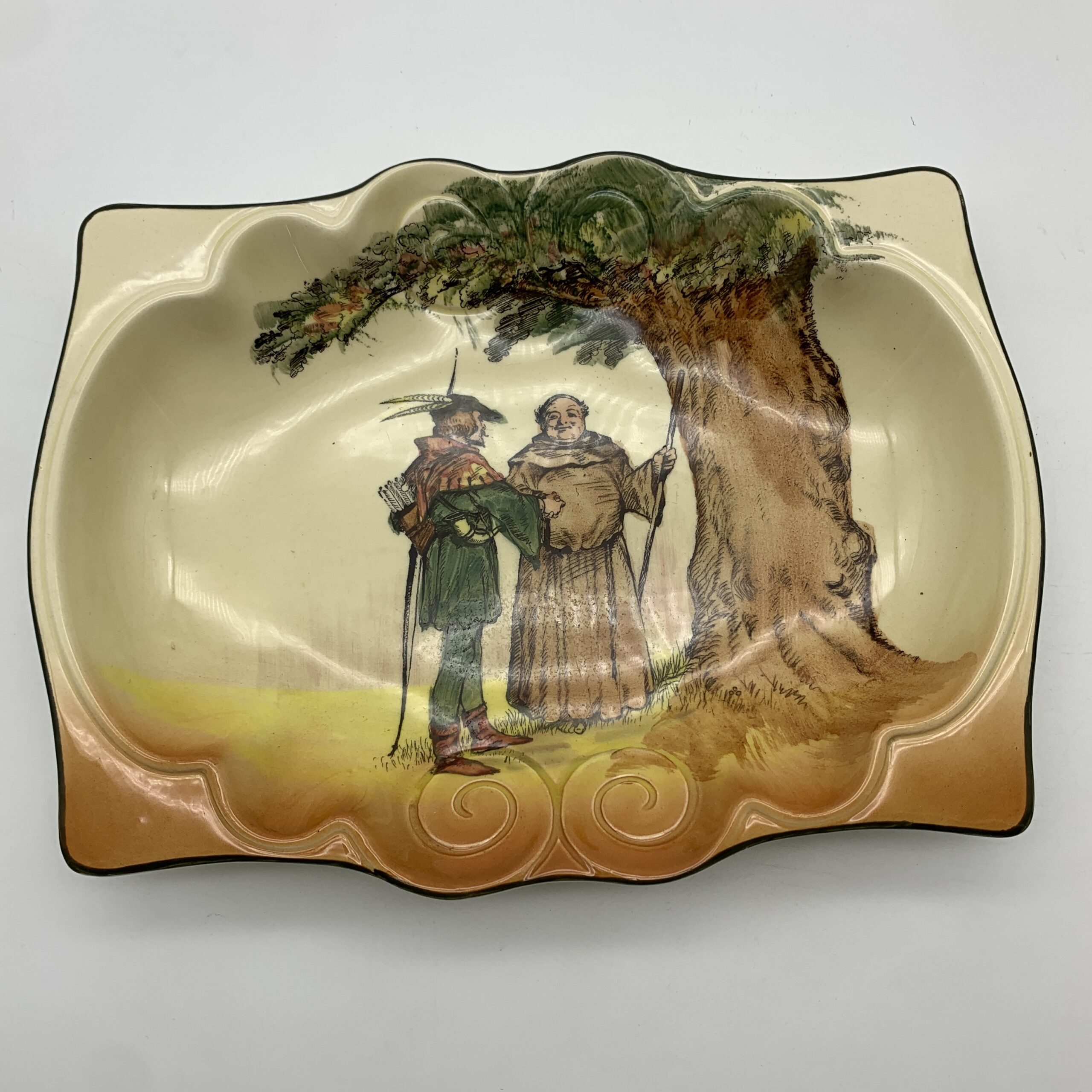 Rare Royal Doulton ‘Under the Greenwood Tree’ Dish (D6094)