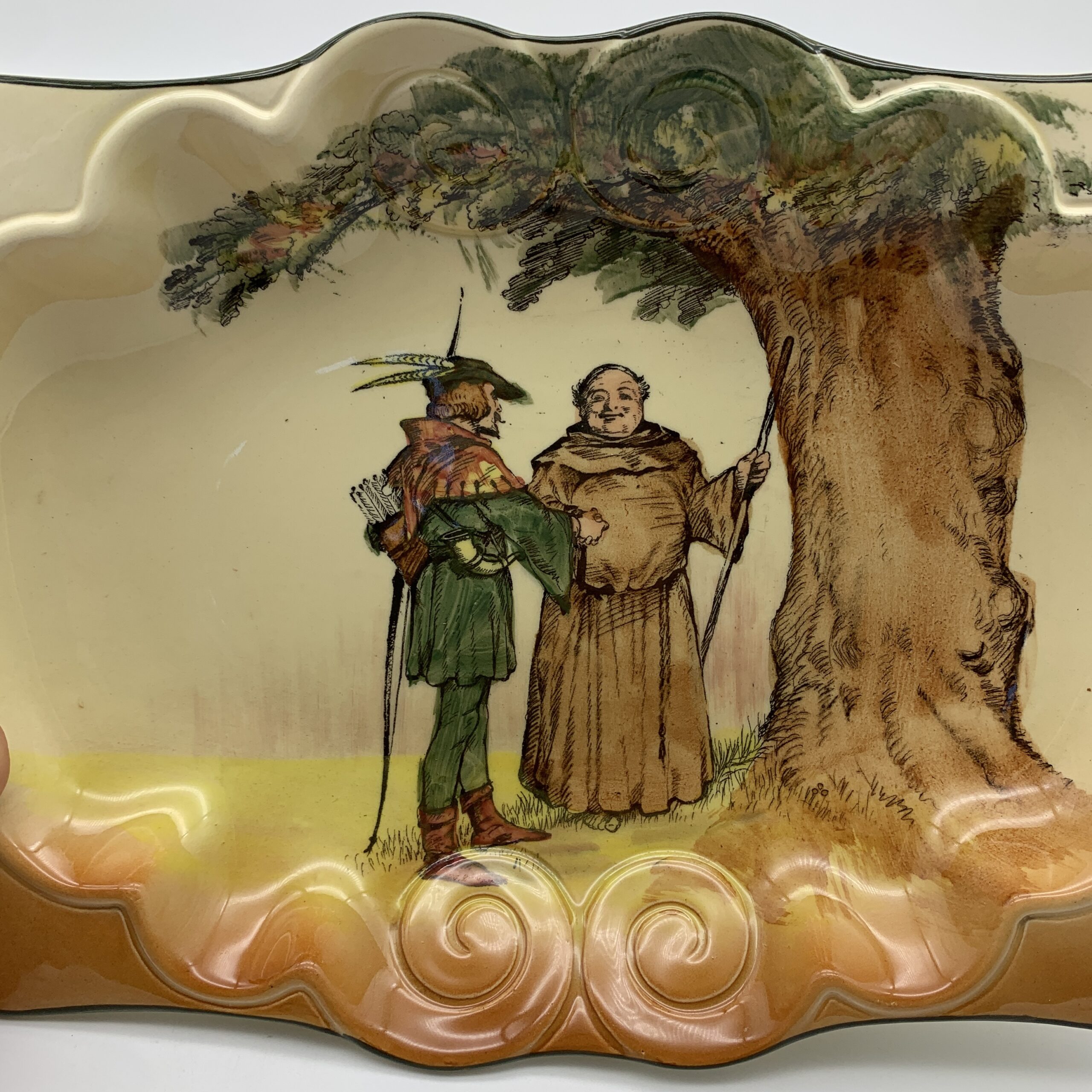 Rare Royal Doulton ‘Under the Greenwood Tree’ Dish (D6094) - Image 2