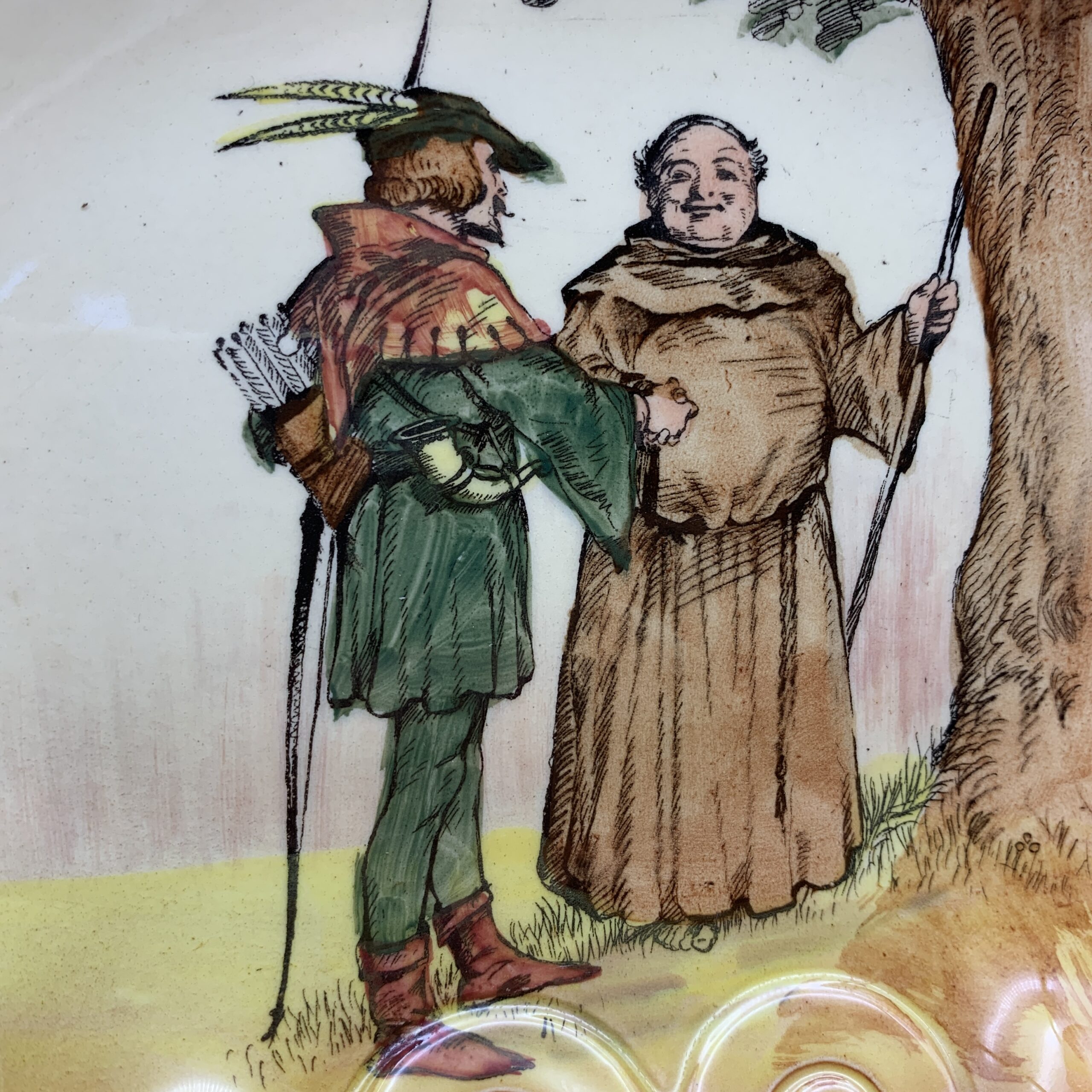 Rare Royal Doulton ‘Under the Greenwood Tree’ Dish (D6094) - Image 3