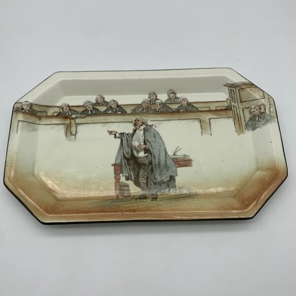 Scarce Royal Doulton ‘Sergeant Buzfuz’ Dickens Ware Tray (D2973)