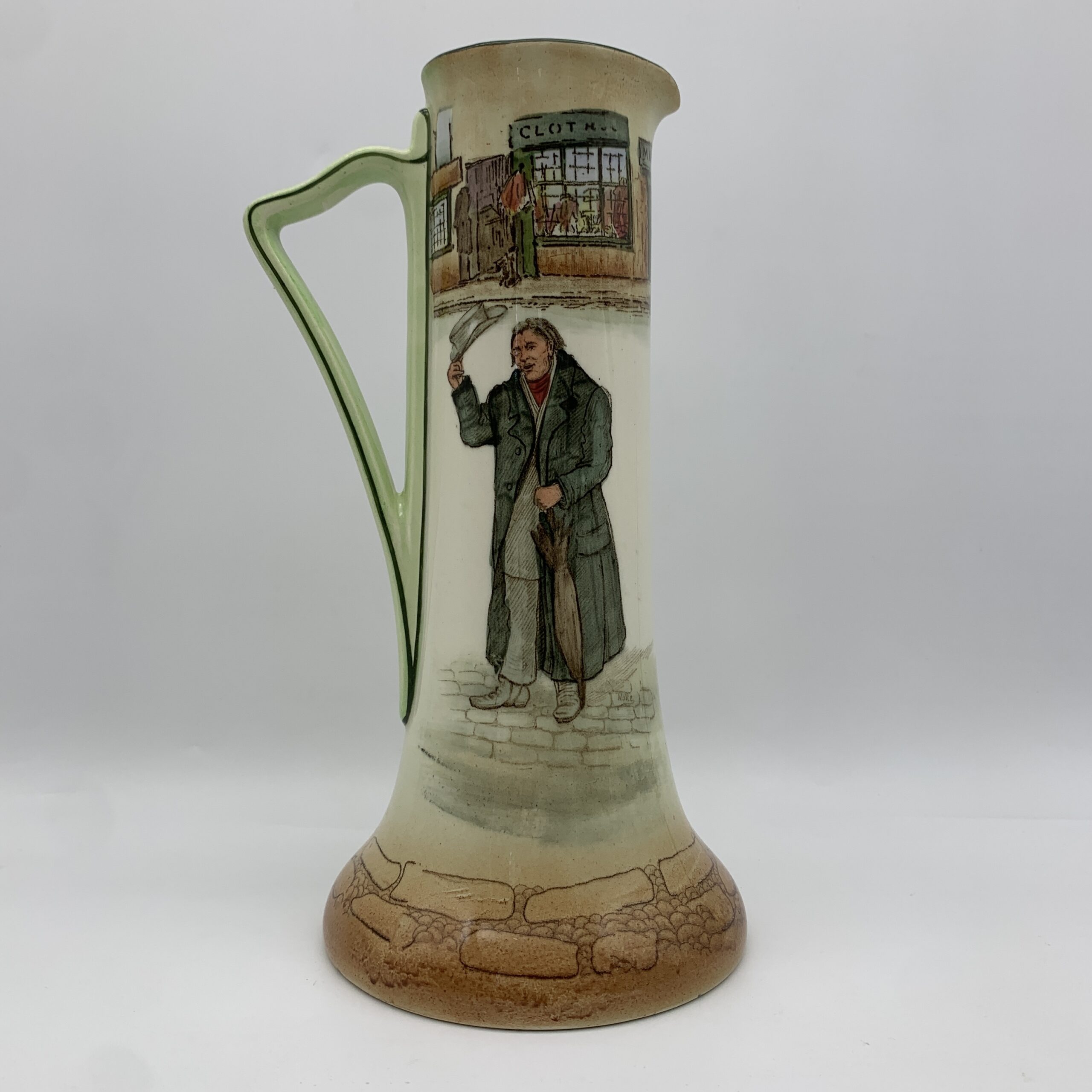 Tall Royal Doulton ‘Squeers’ Dickens Ware Ewer (D2973)