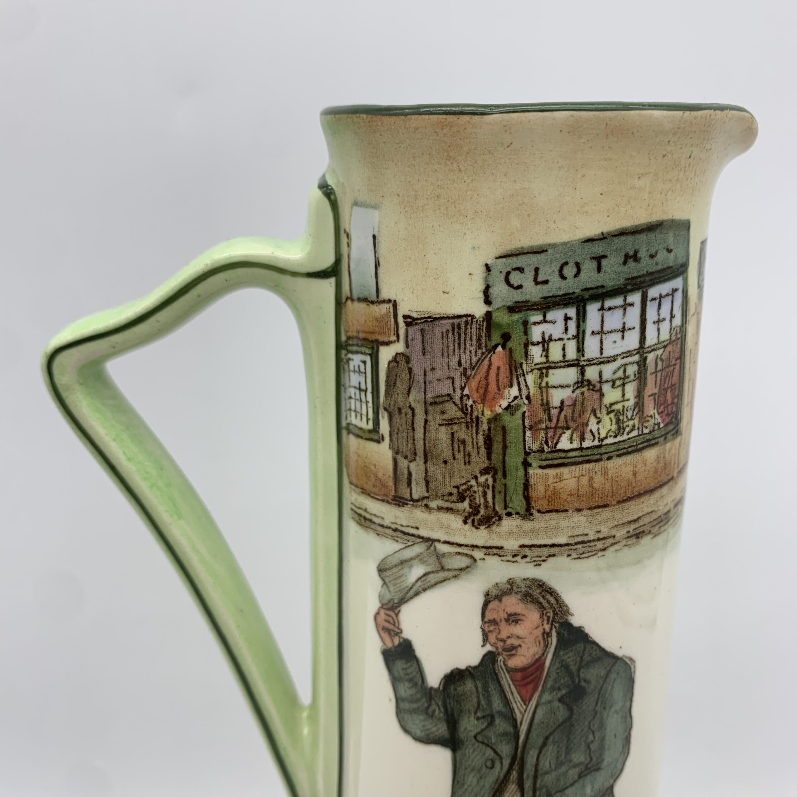 Tall Royal Doulton ‘Squeers’ Dickens Ware Ewer (D2973) - Image 4