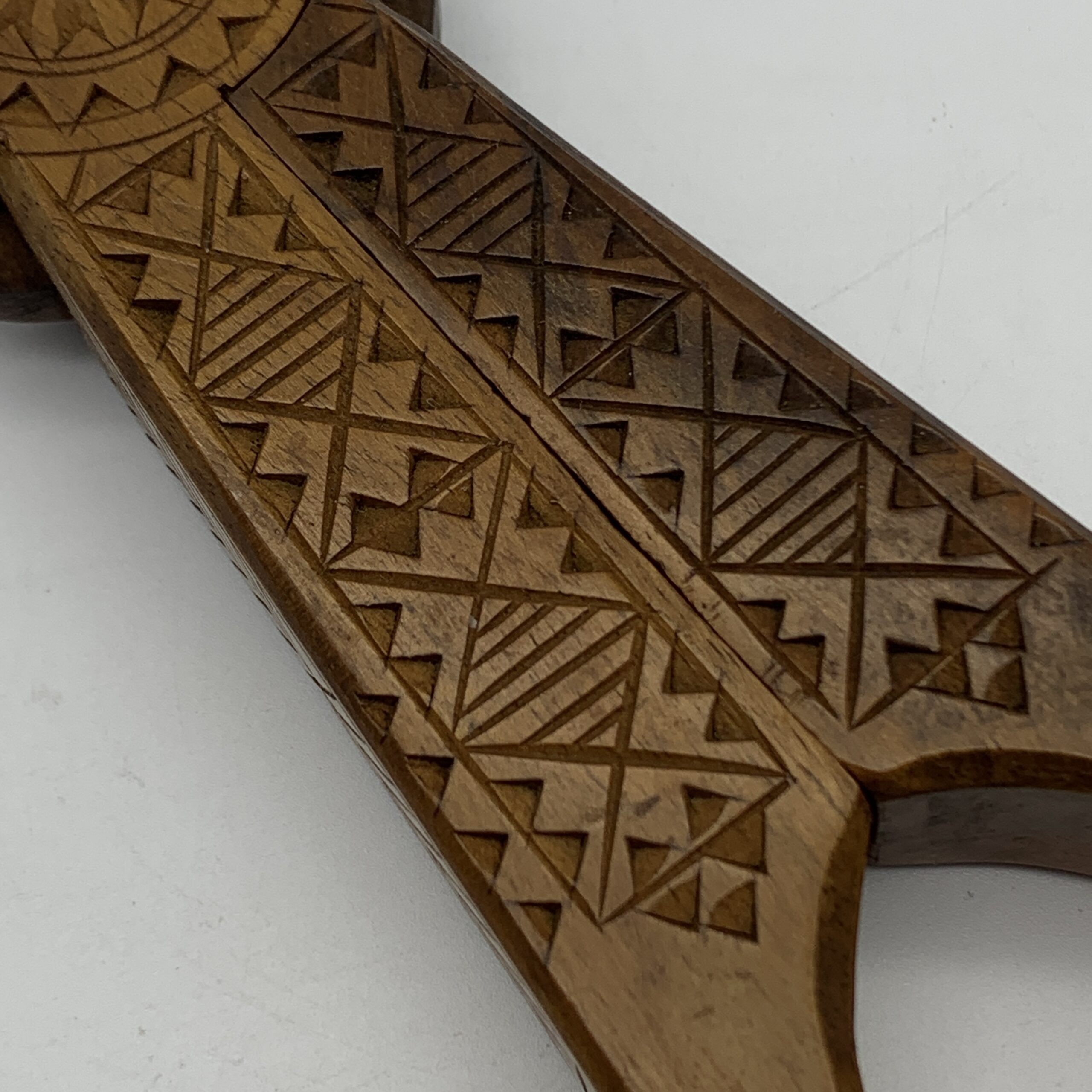 Vintage Hand-Carved Wooden Nutcracker - Image 8