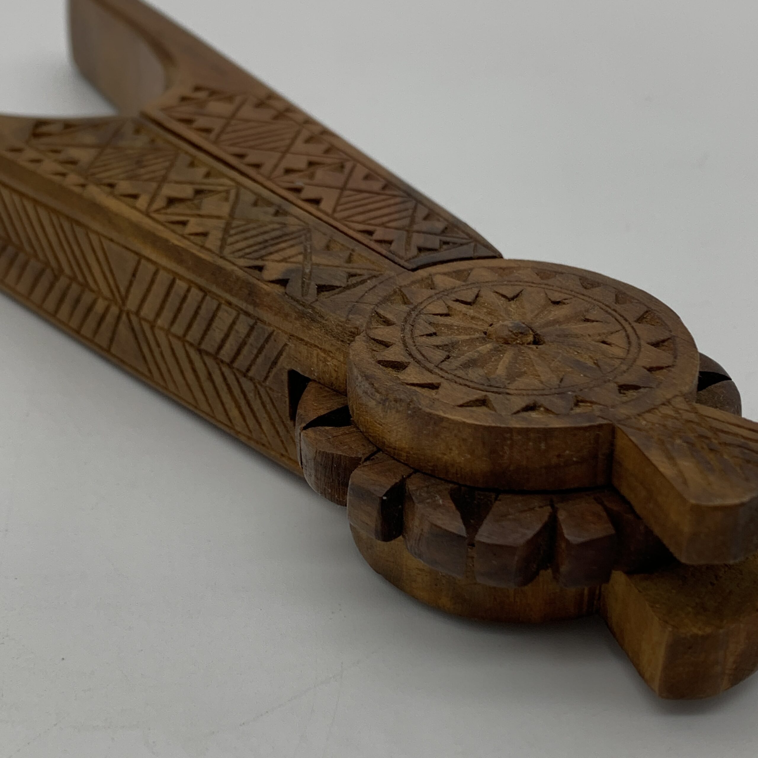 Vintage Hand-Carved Wooden Nutcracker - Image 9