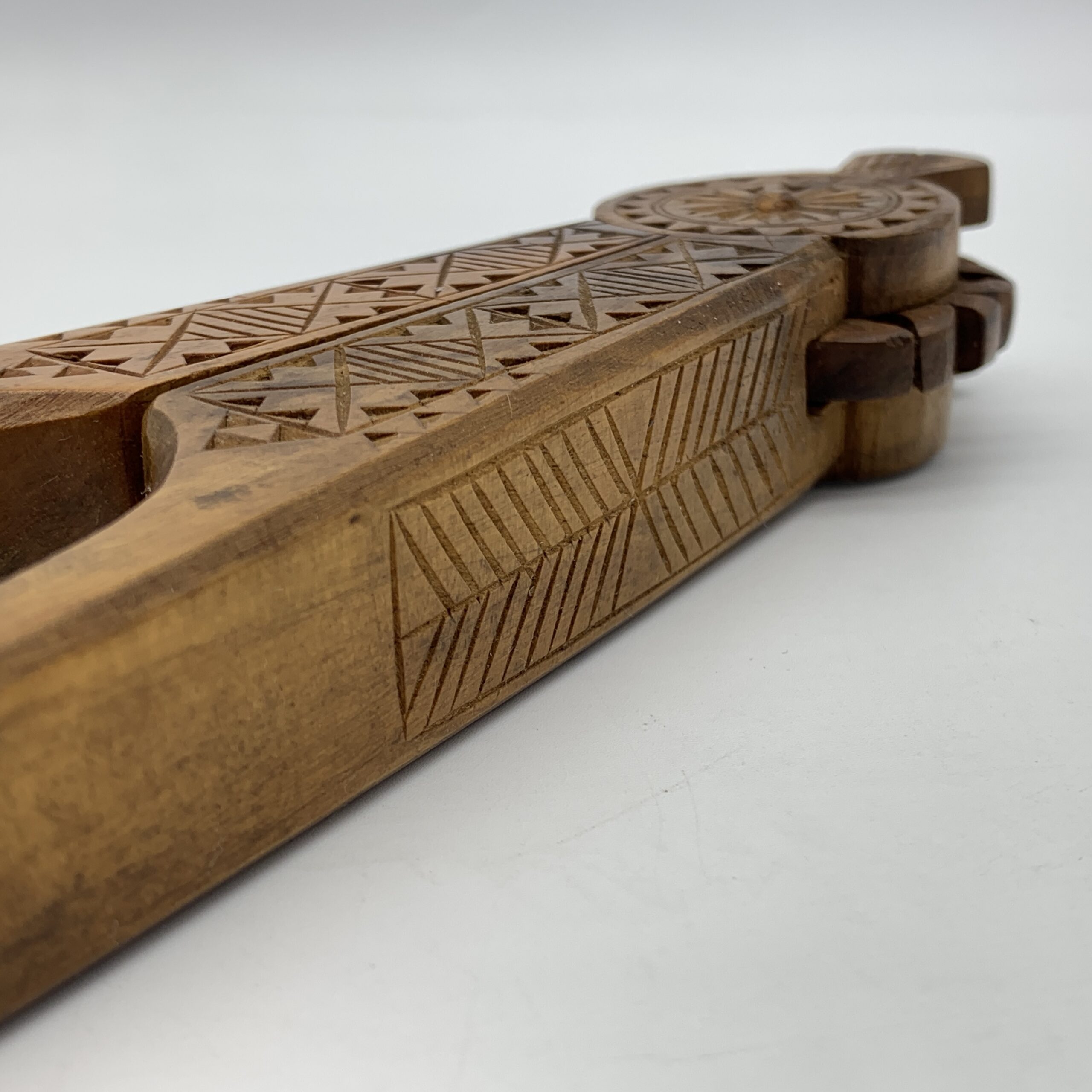 Vintage Hand-Carved Wooden Nutcracker - Image 4