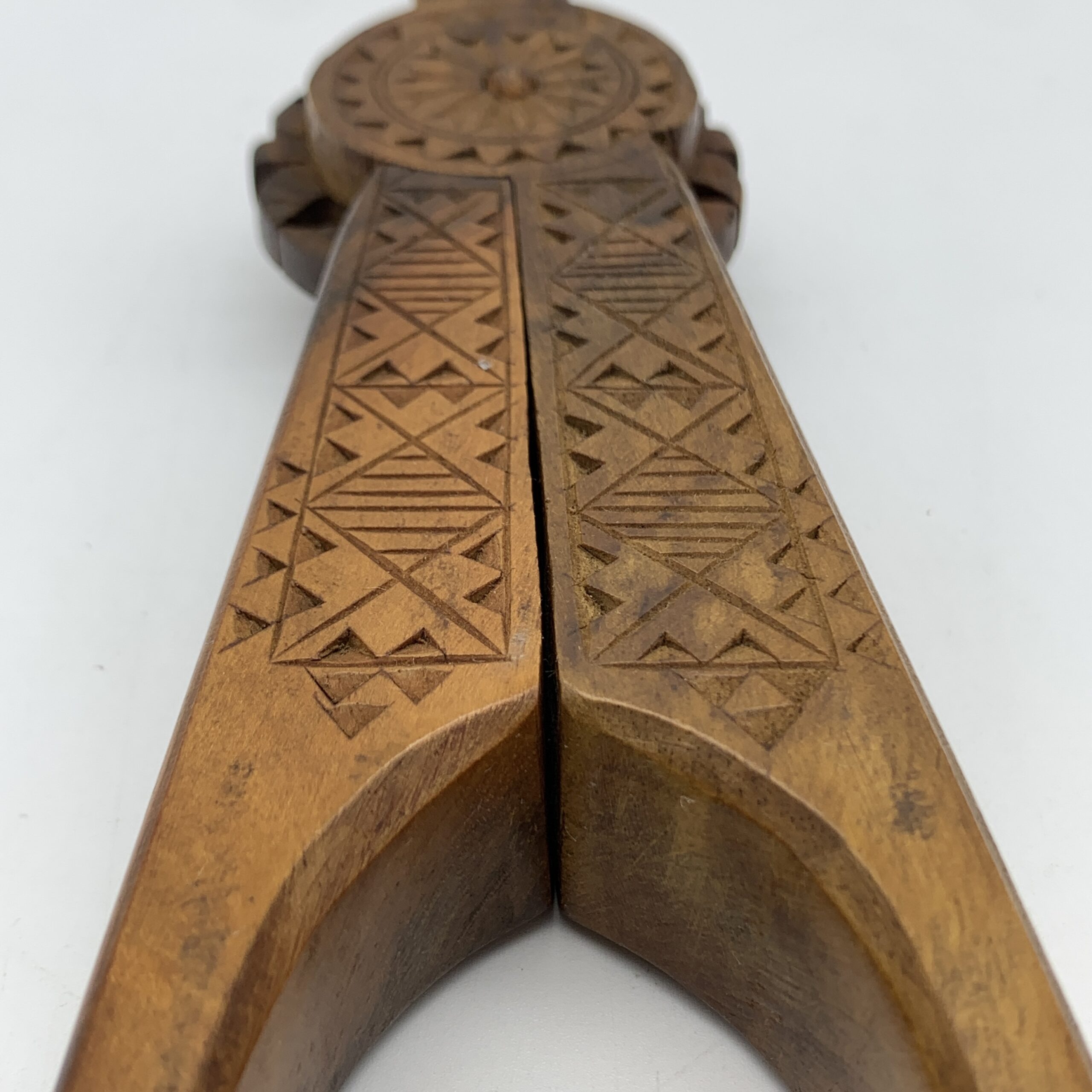 Vintage Hand-Carved Wooden Nutcracker - Image 3