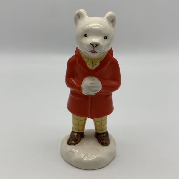Scarce Beswick Rupert Bear ‘Snowballing’ Figurine  
