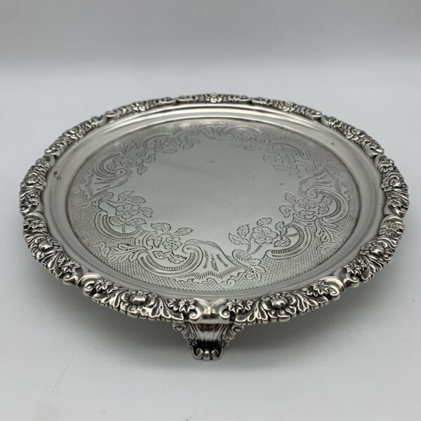 Fabulous Sterling Silver ‘George III’ Salver (1818)