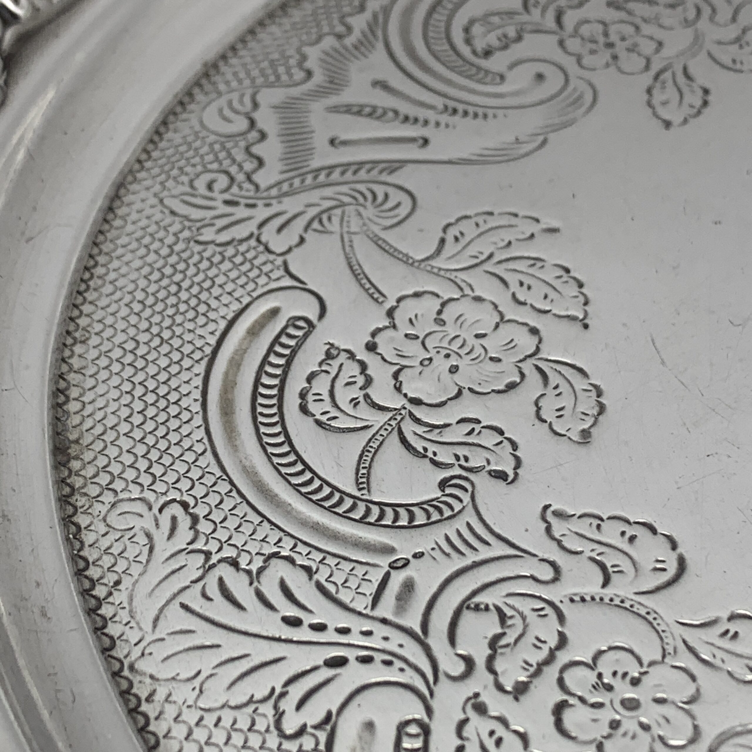 Fabulous Sterling Silver ‘George III’ Salver (1818) - Image 5