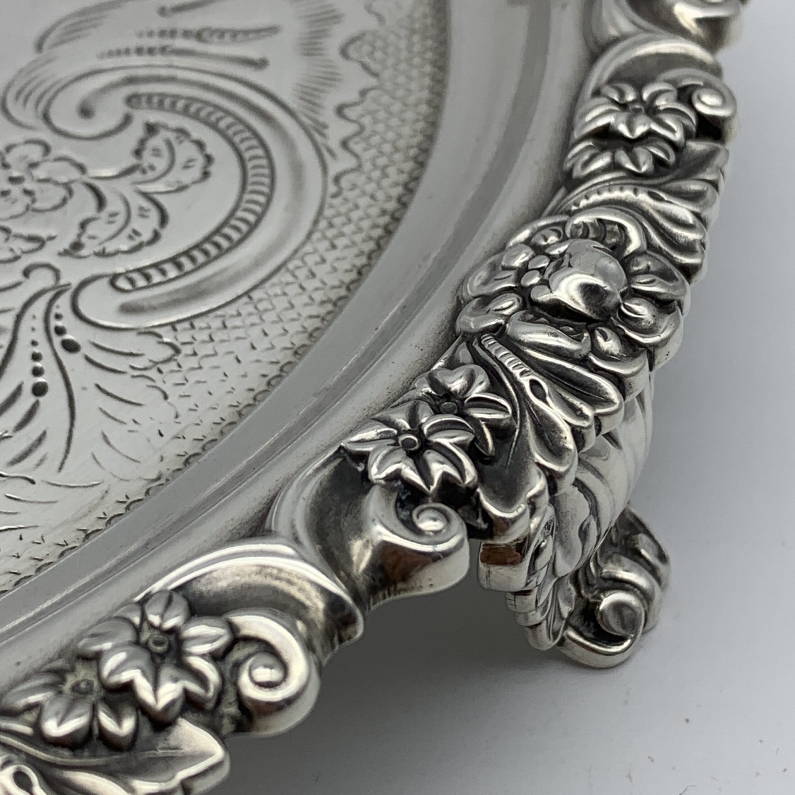 Fabulous Sterling Silver ‘George III’ Salver (1818) - Image 8