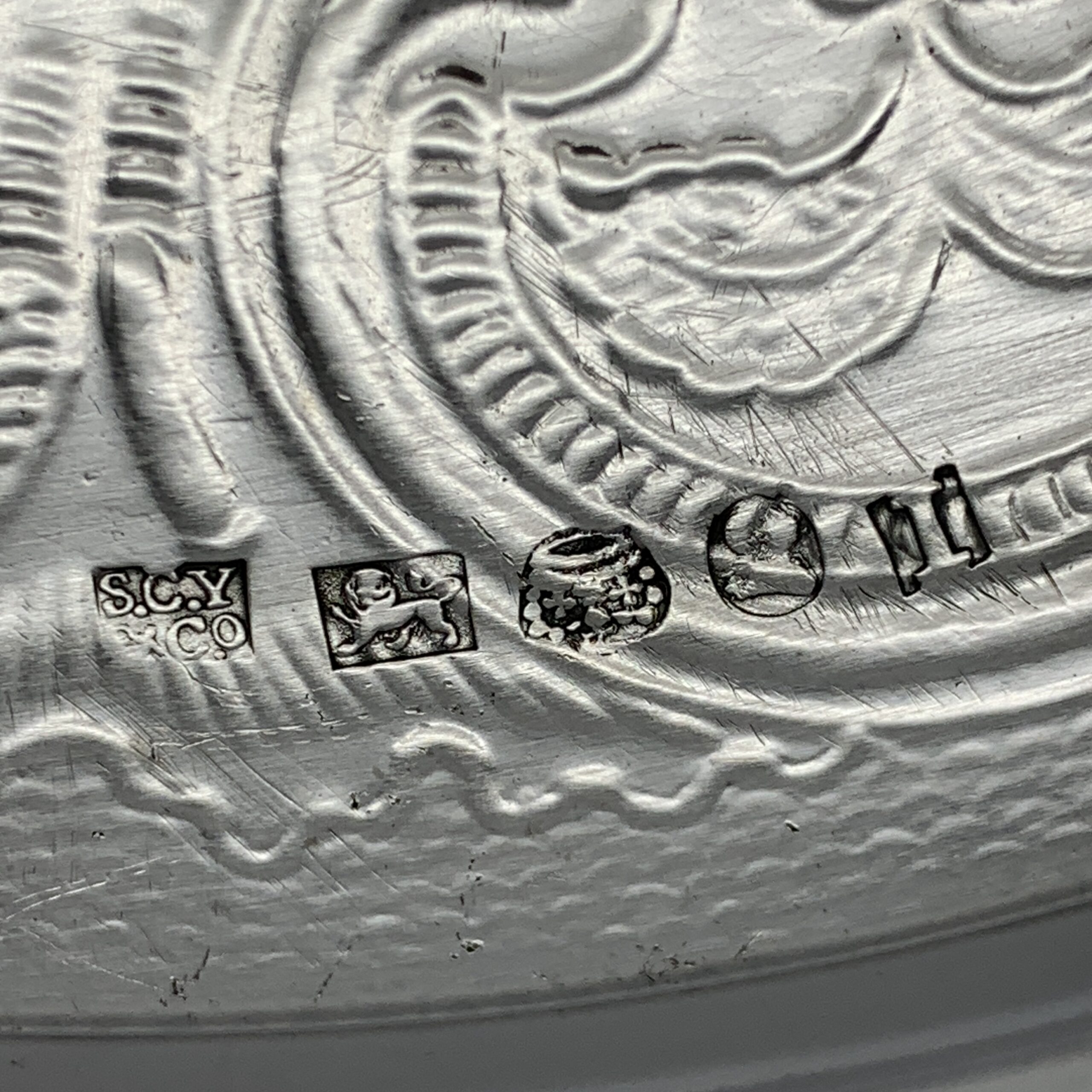 Fabulous Sterling Silver ‘George III’ Salver (1818) - Image 9
