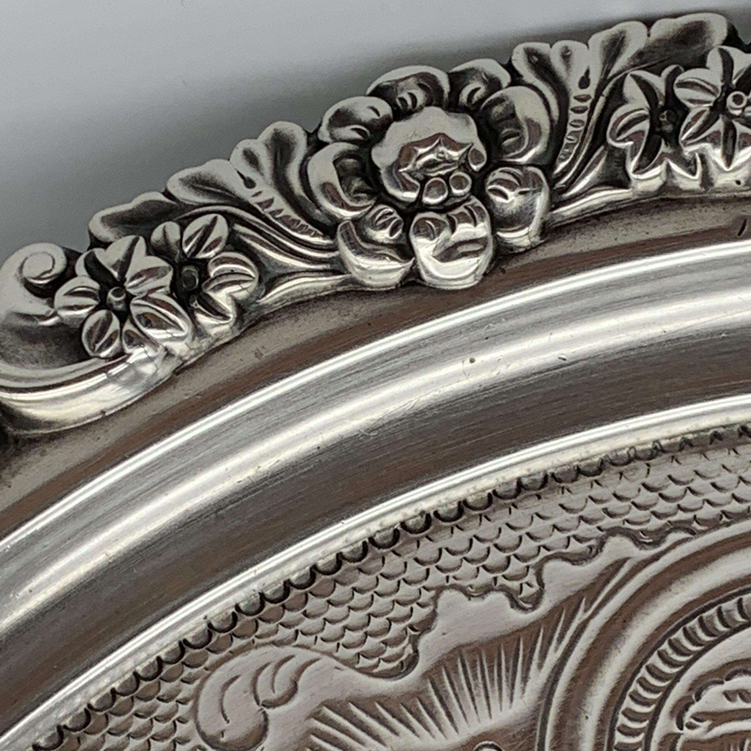 Fabulous Sterling Silver ‘George III’ Salver (1818) - Image 3