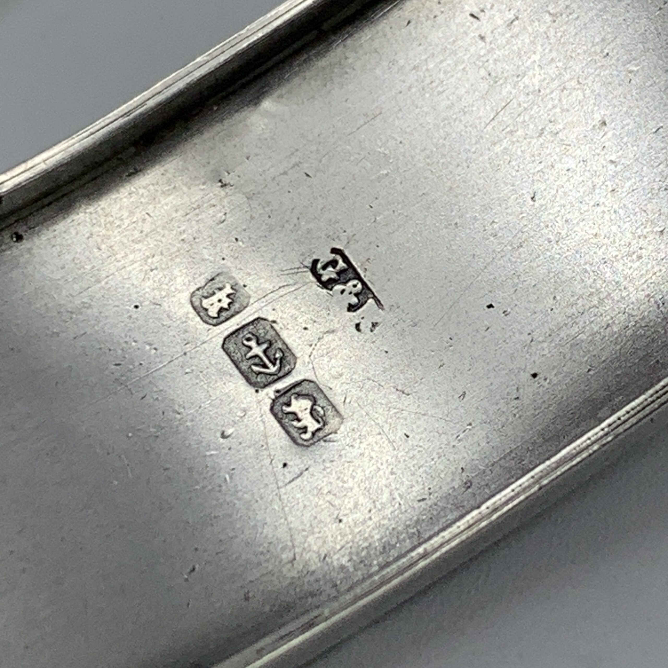 Victorian Sterling Silver Bangle (1884) - Image 10