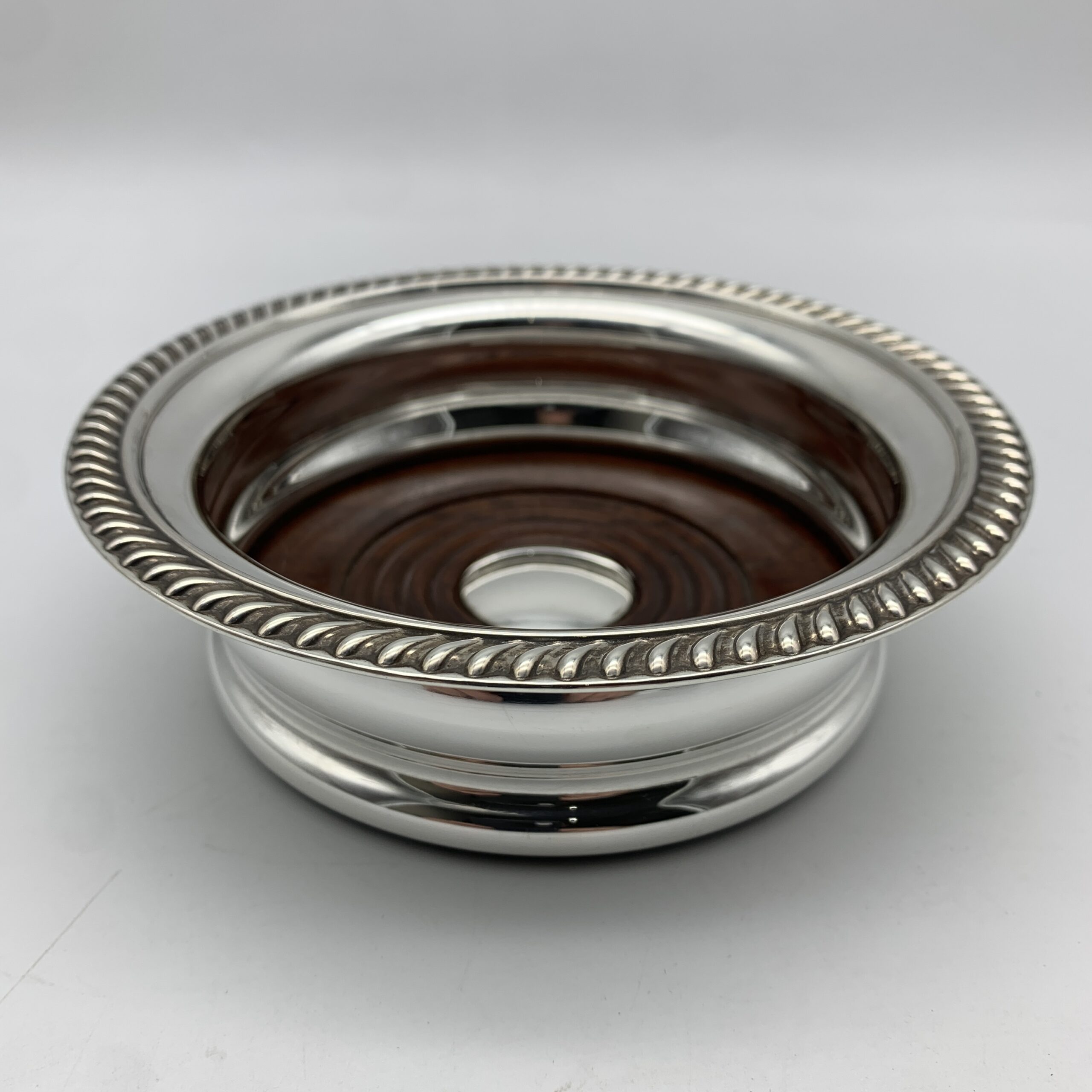 Fine Quality Solid Silver Wine Coaster