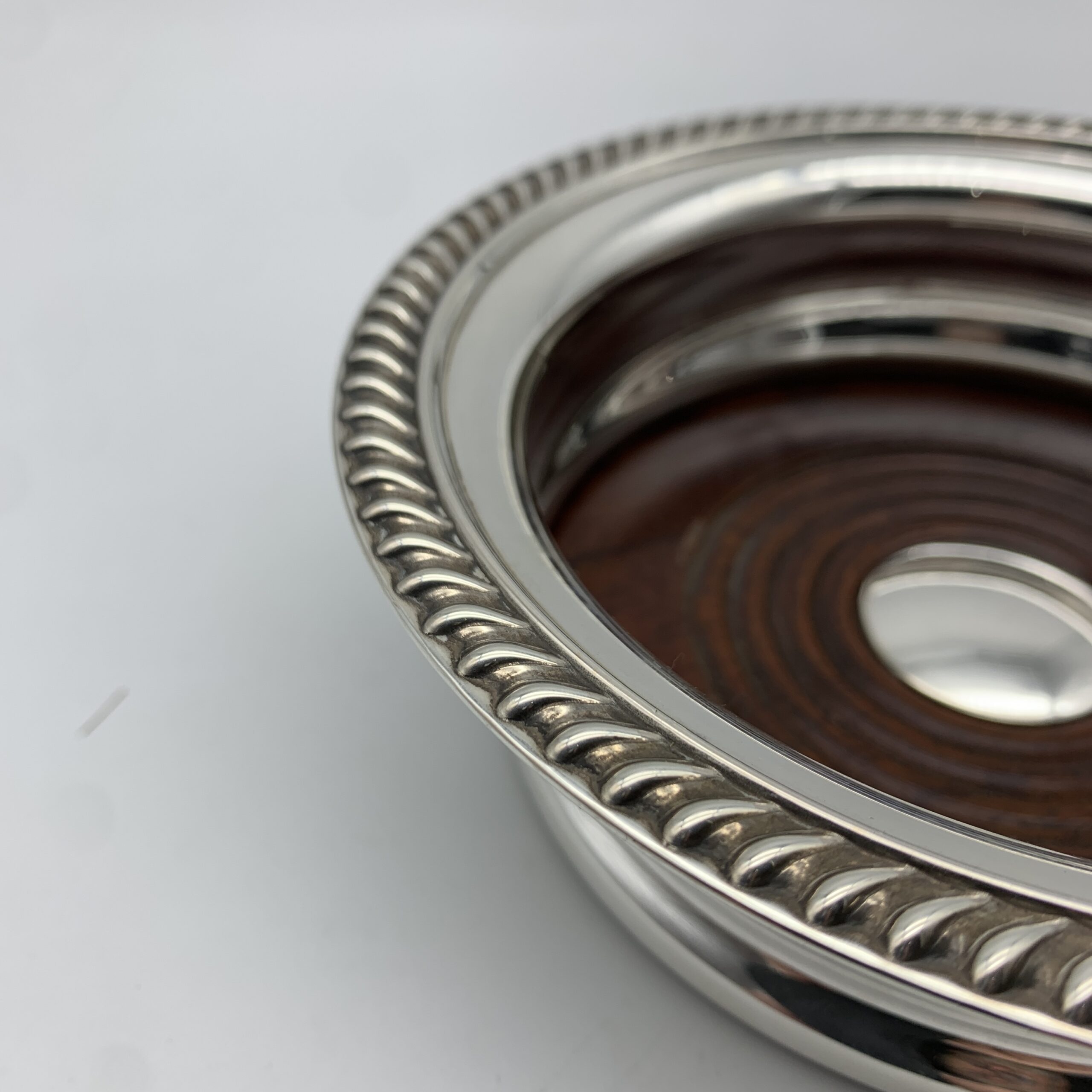 Fine Quality Solid Silver Wine Coaster - Image 5