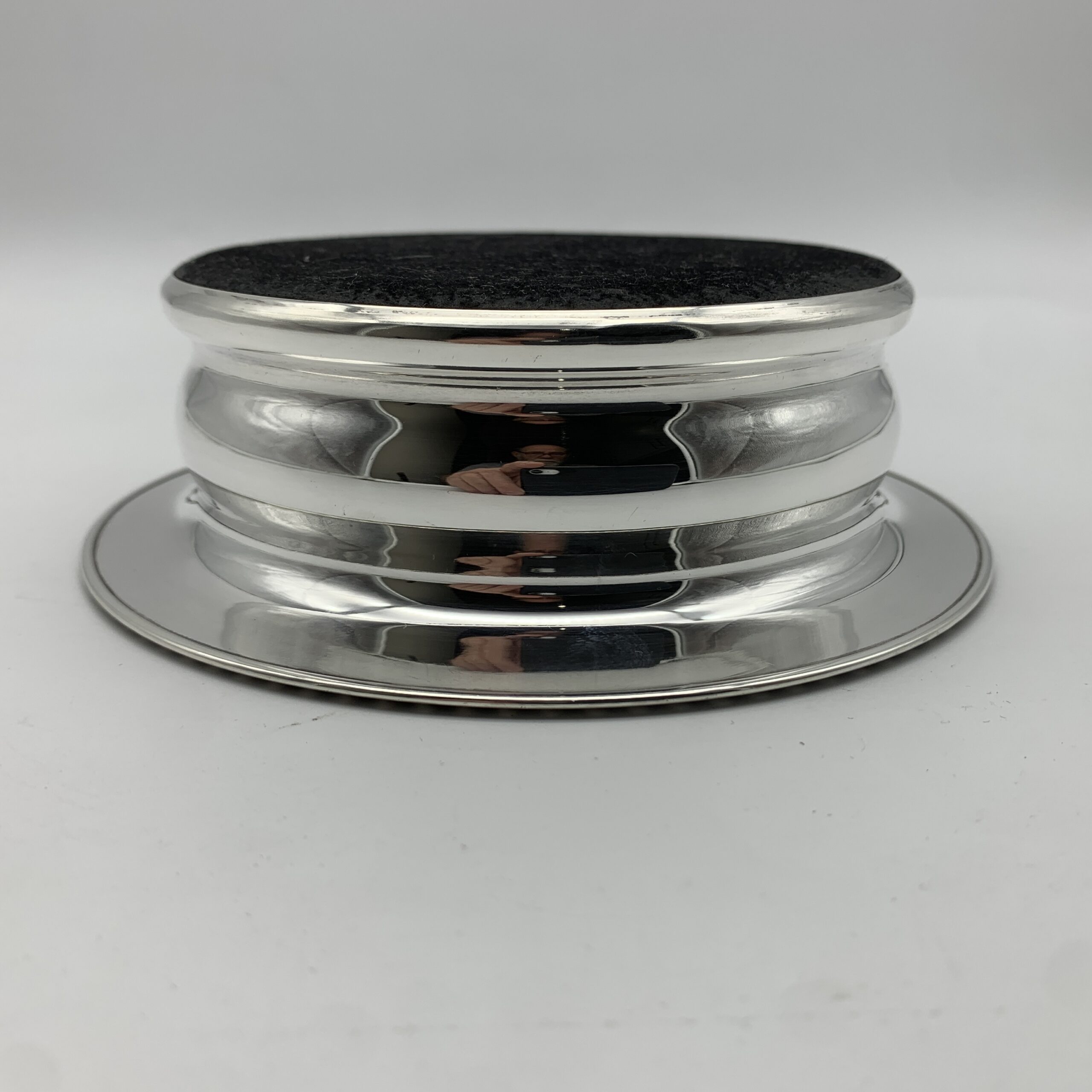 Fine Quality Solid Silver Wine Coaster - Image 6