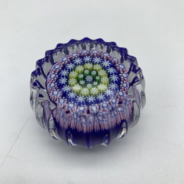 Vintage ‘Perthshire’ Millefiori Glass Paperweight (Signed)