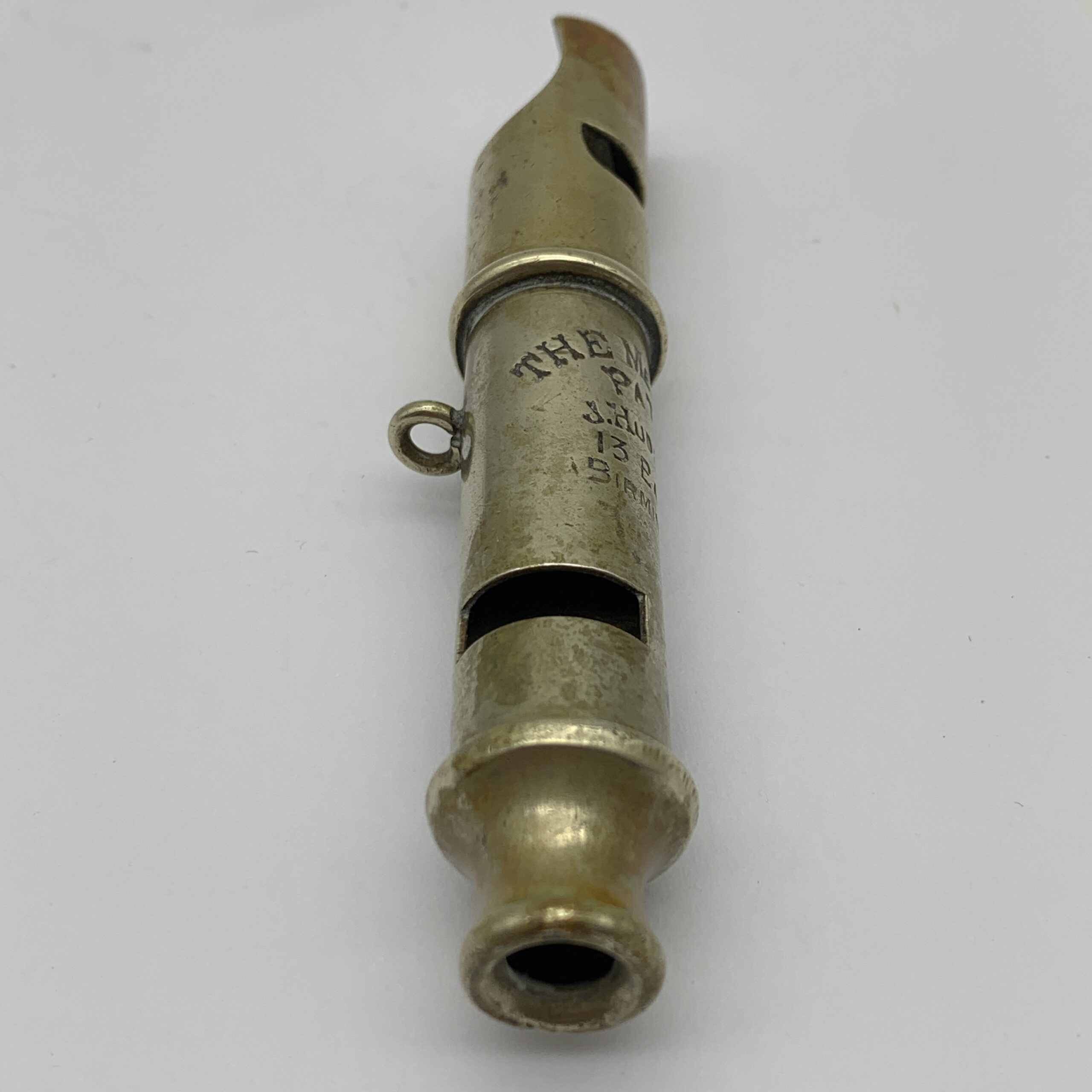 Rare Antique ‘Double Ended’ Combination Whistle (J. Hudson – 13 Barr St.) - Image 7