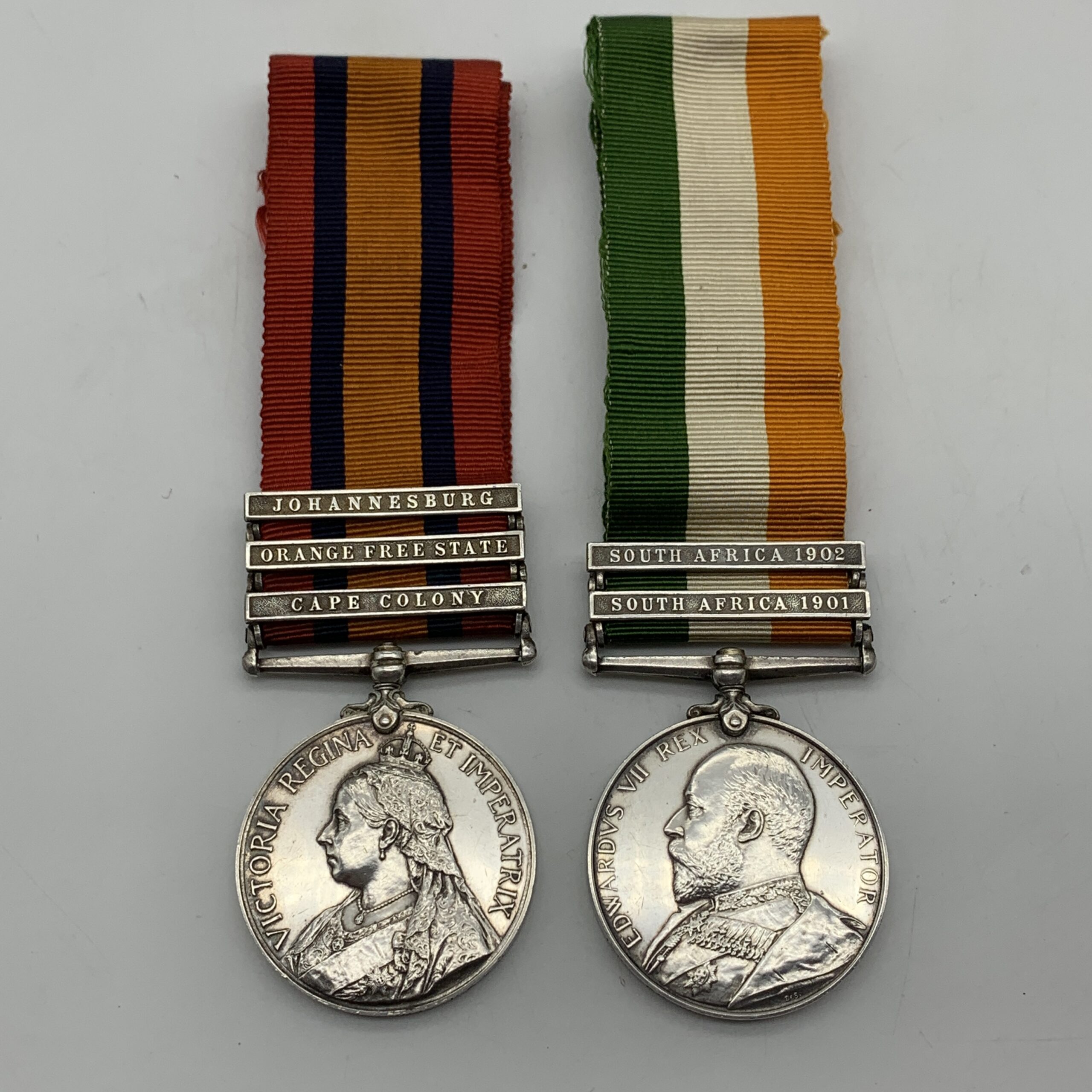 Boer War - QSA & KSA Medals to ‘PTE. M. Rauff’ (P.A.V.G.)