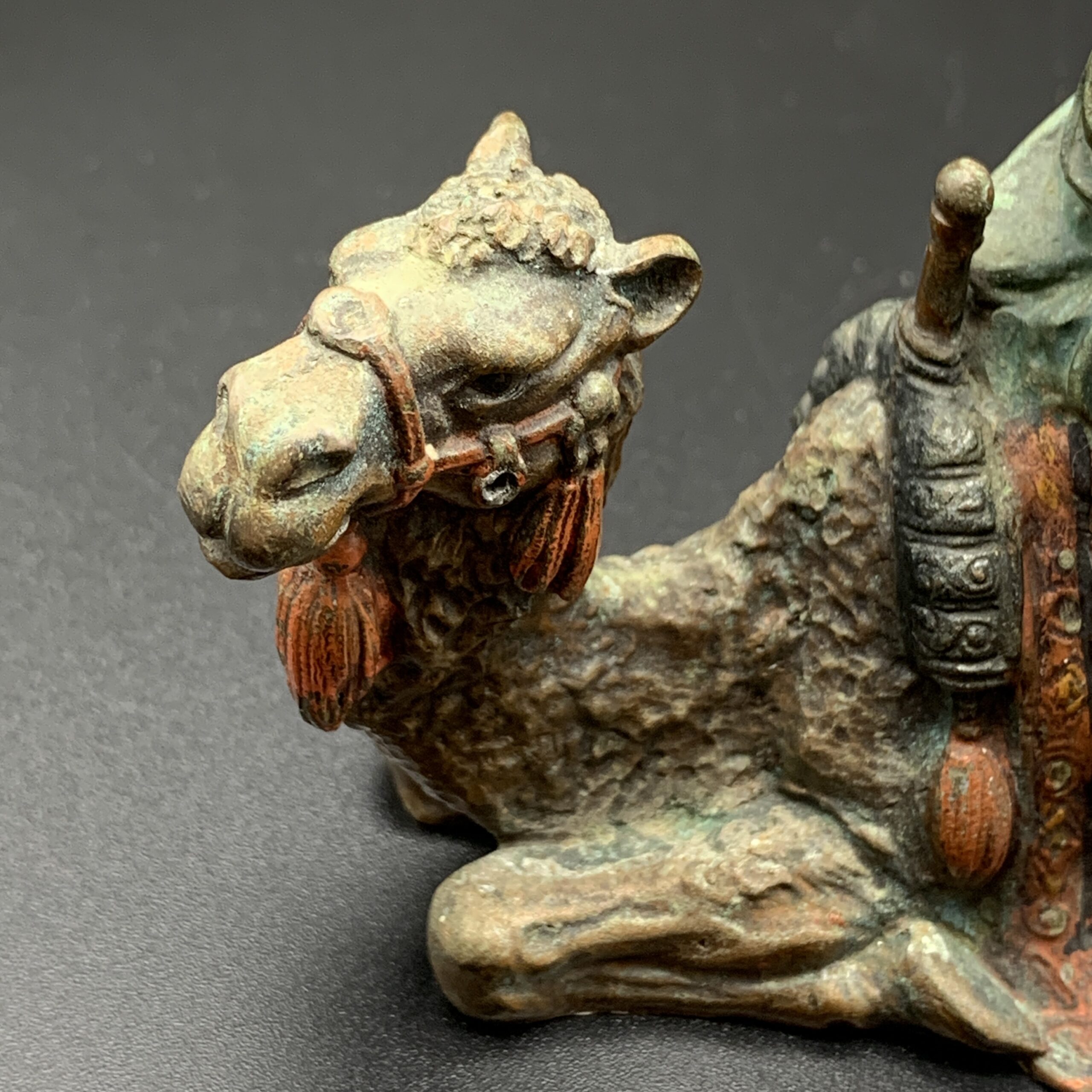 Antique ‘Fritz Bermann’ Cold Painted Bronze Figure - Image 5