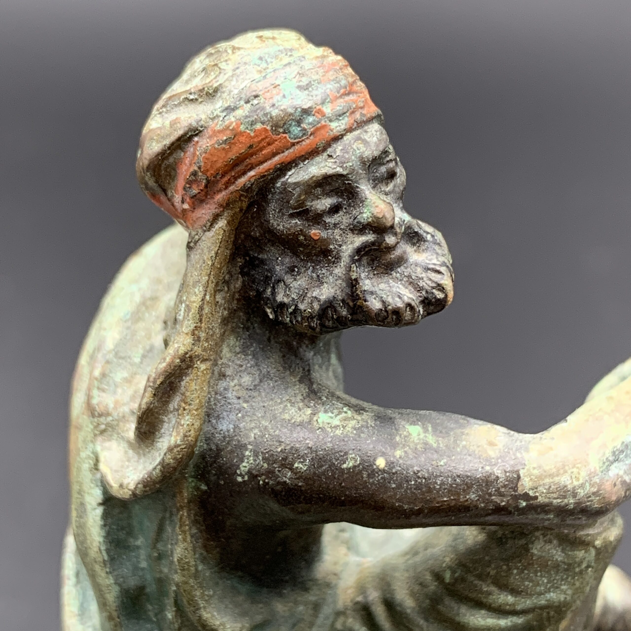 Antique ‘Fritz Bermann’ Cold Painted Bronze Figure - Image 3