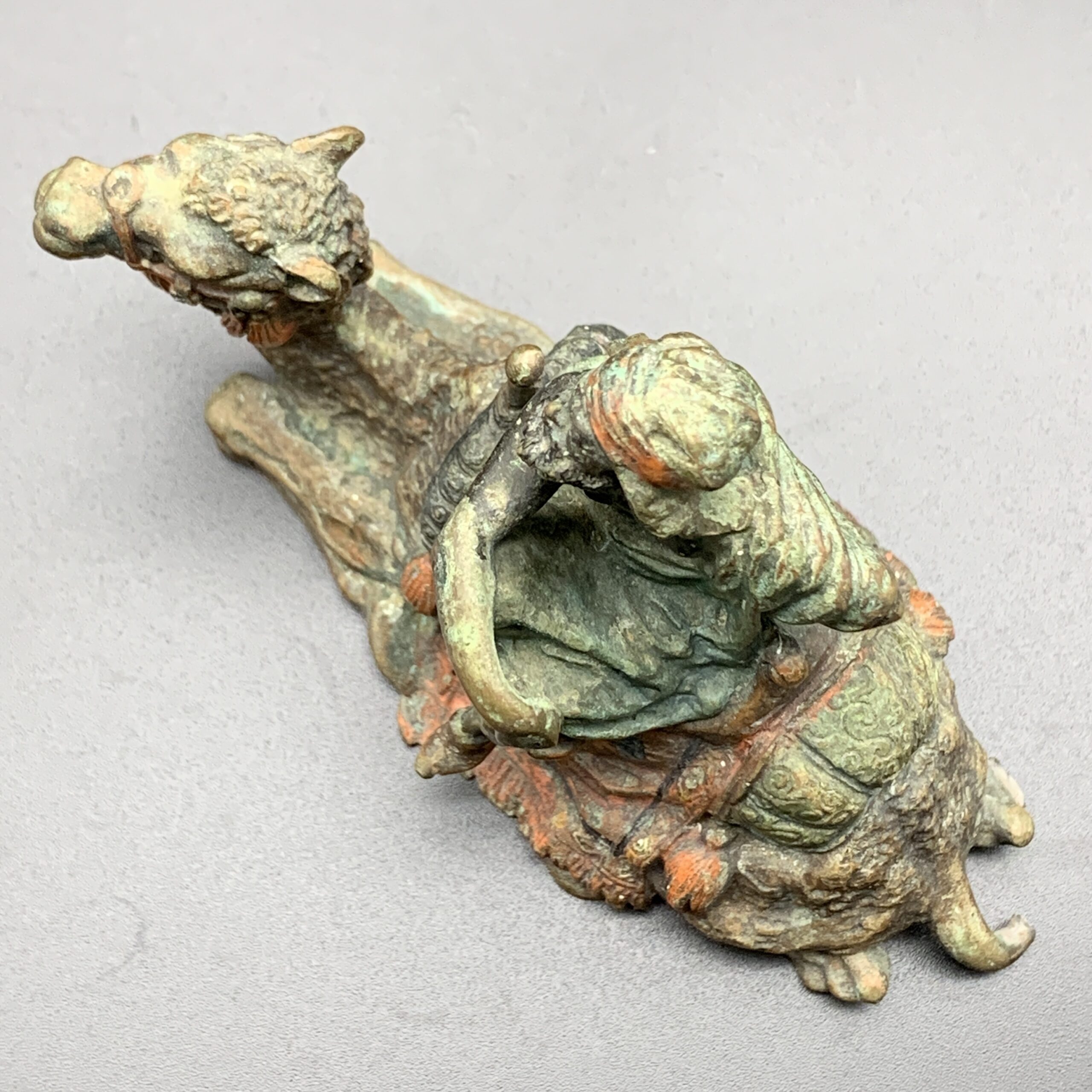 Antique ‘Fritz Bermann’ Cold Painted Bronze Figure - Image 10