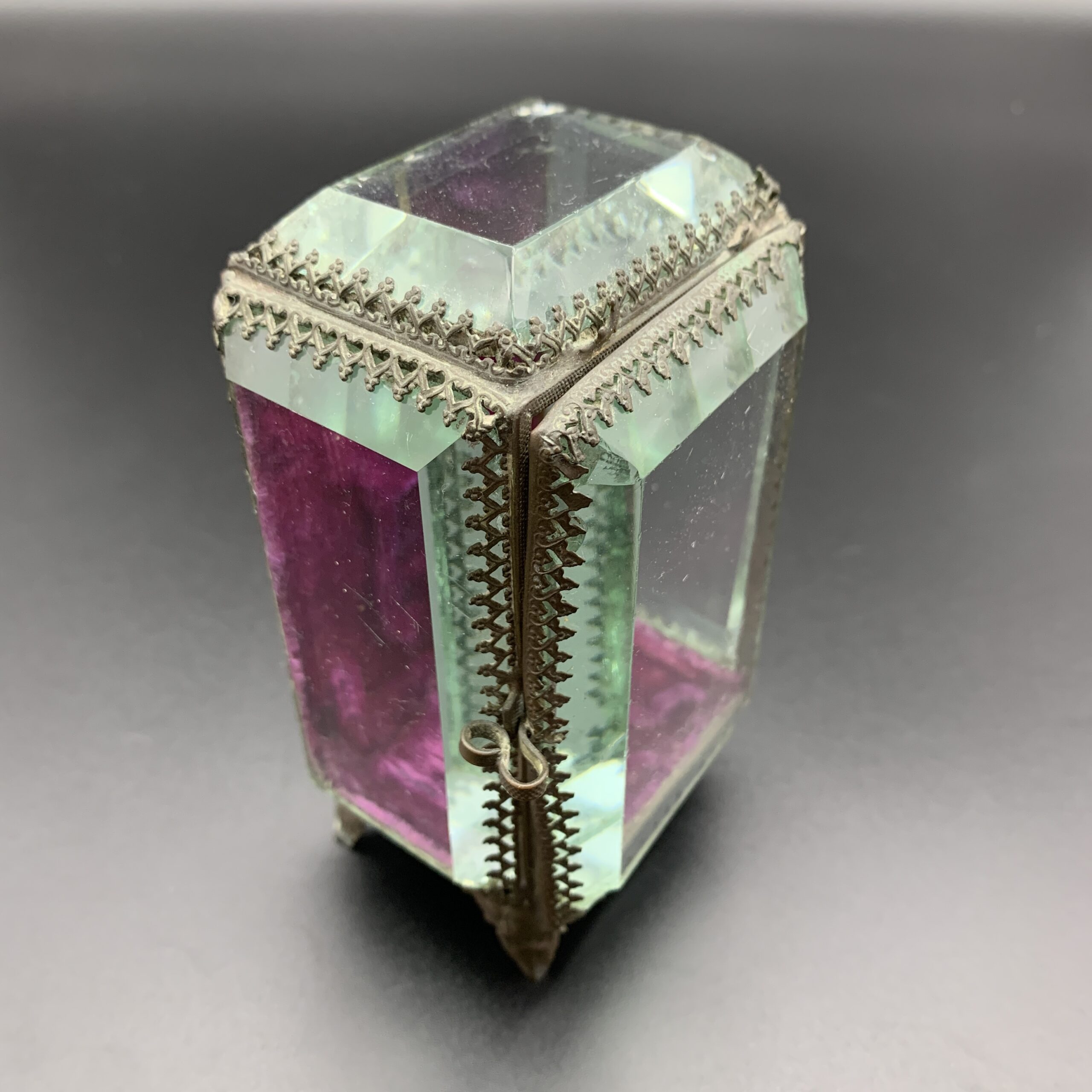 Antique French Bevelled Glass P/Watch Holder - Image 6