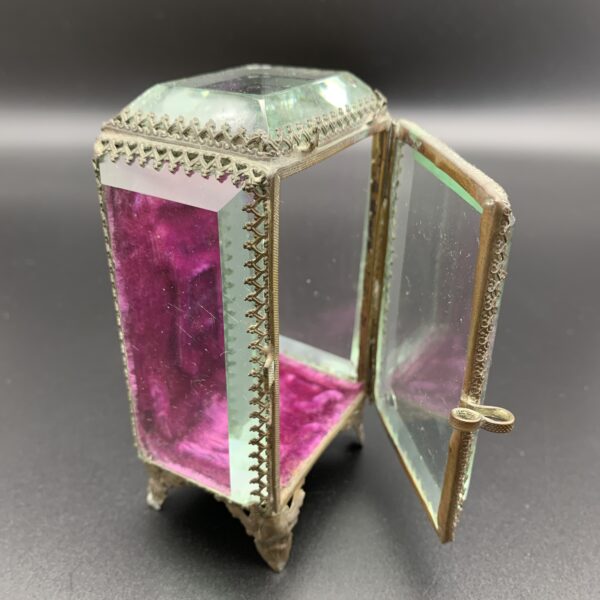 Antique French Bevelled Glass P/Watch Holder