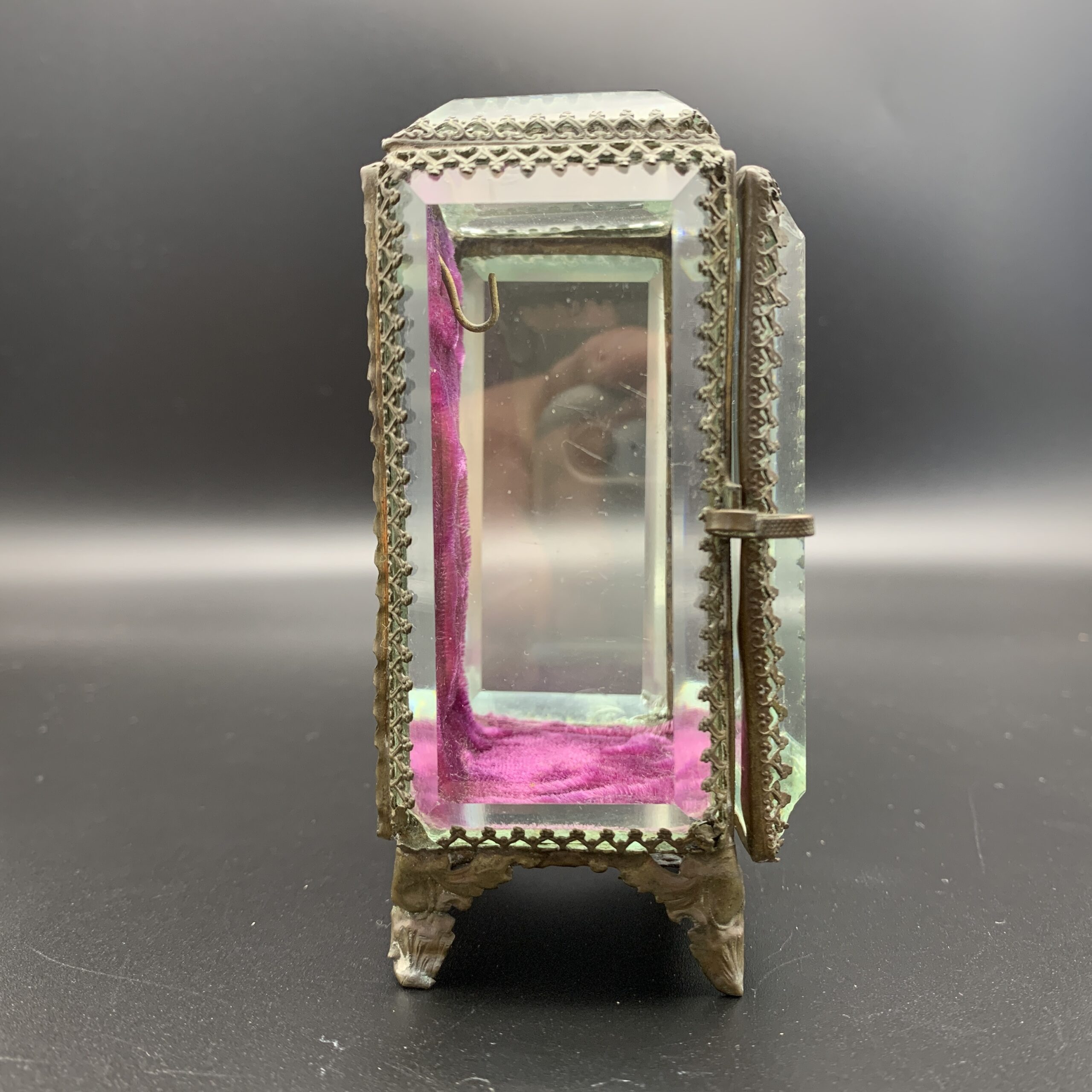 Antique French Bevelled Glass P/Watch Holder - Image 4