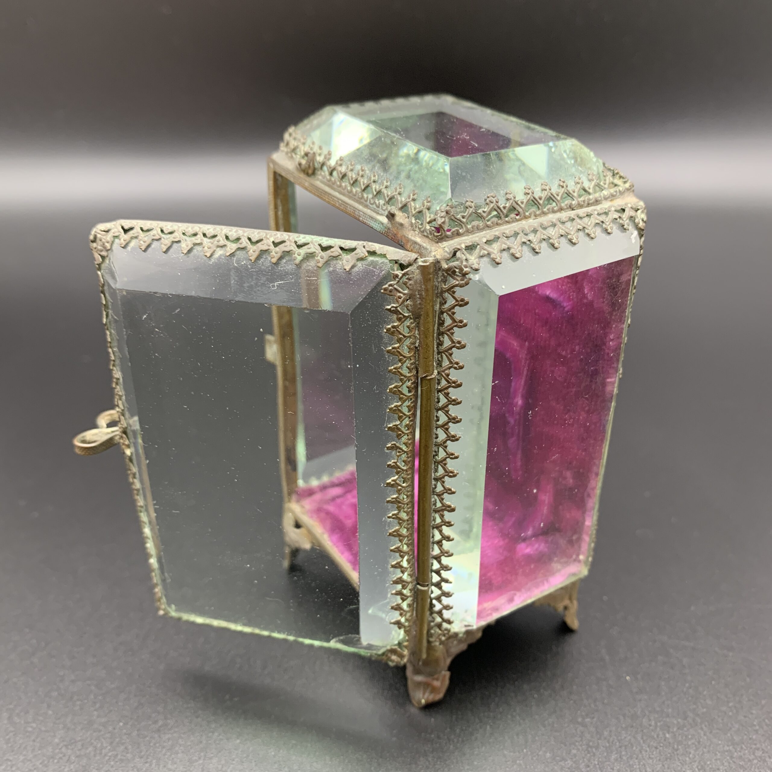 Antique French Bevelled Glass P/Watch Holder - Image 3