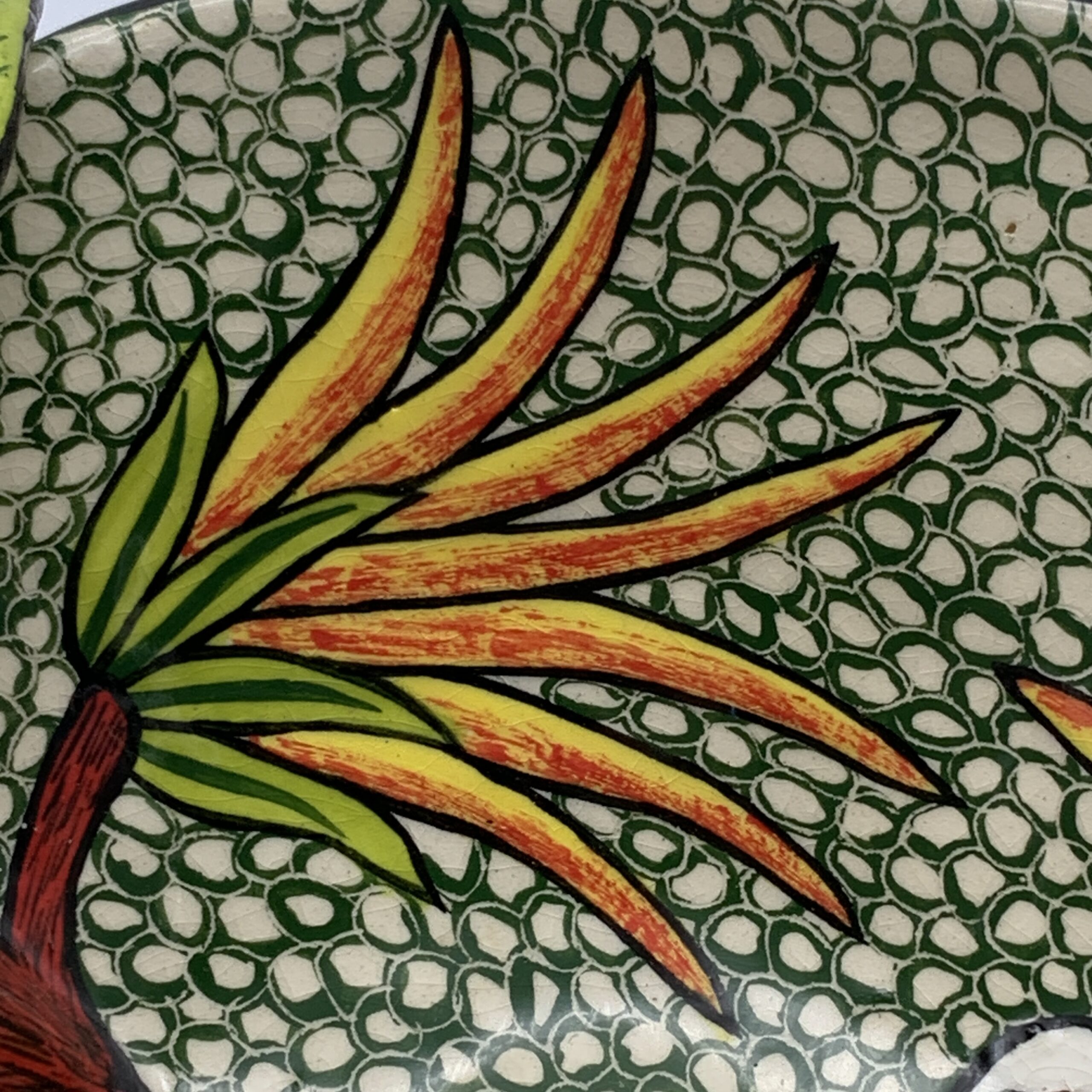 Hand Painted Ardmore Ceramic ‘Bird & Floral’ Bowl - Image 6