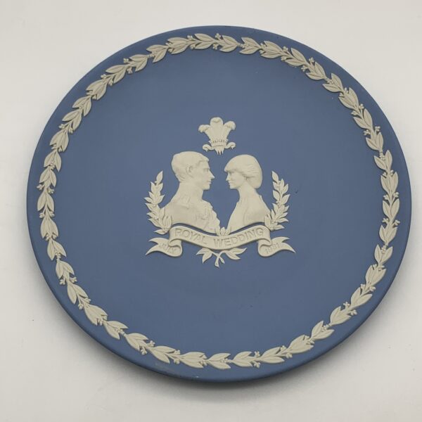 Blue Wedgwood Jasperware Plate (Royal Wedding)