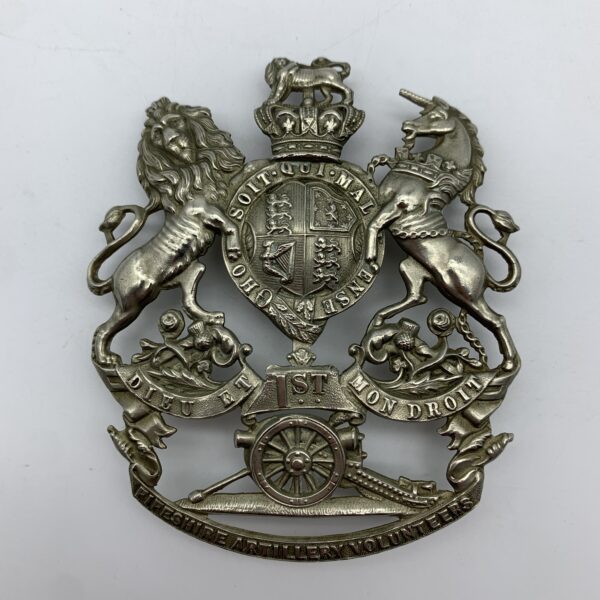 Scottish – Victorian ‘1ST Fifeshire Artillery Volunteers’ Helmet Plate