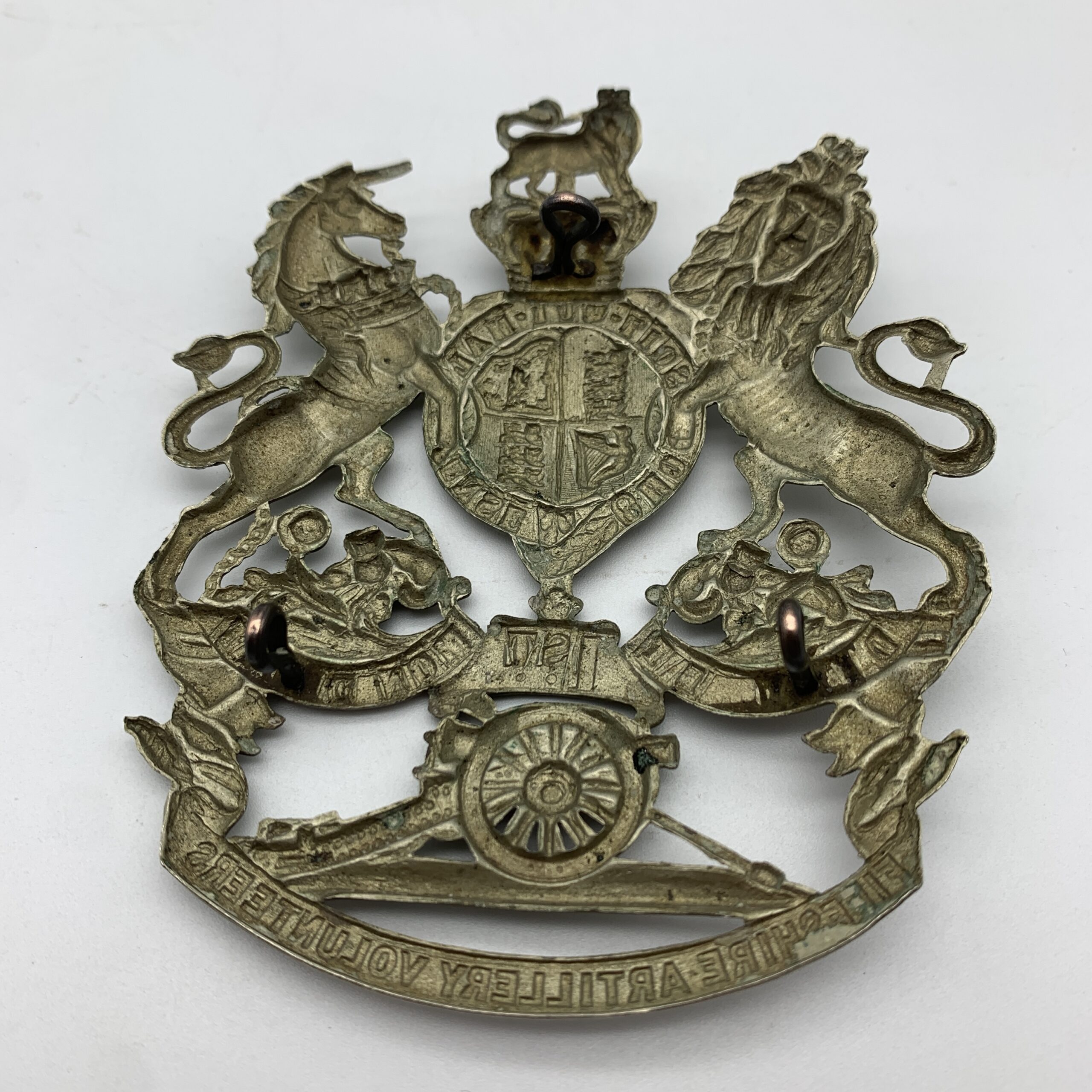 Scottish – Victorian ‘1ST Fifeshire Artillery Volunteers’ Helmet Plate - Image 6