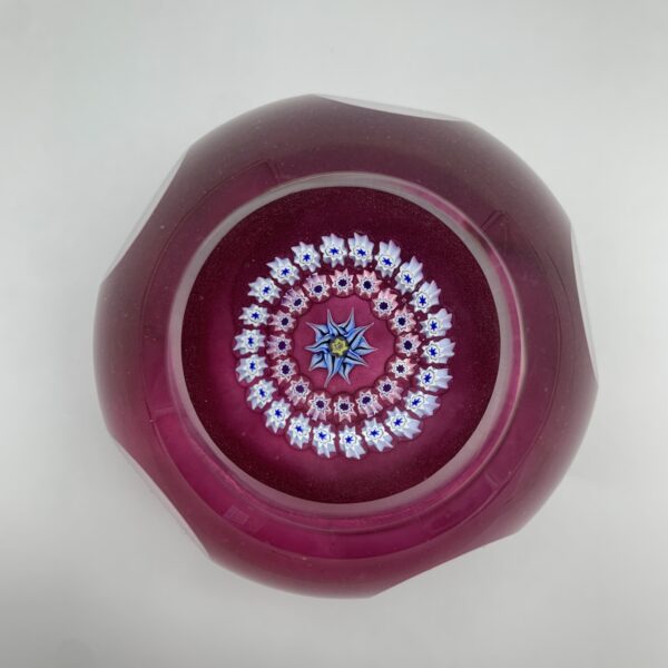 Vintage Caithness ‘Miniature Cornflower’ Glass Paperweight