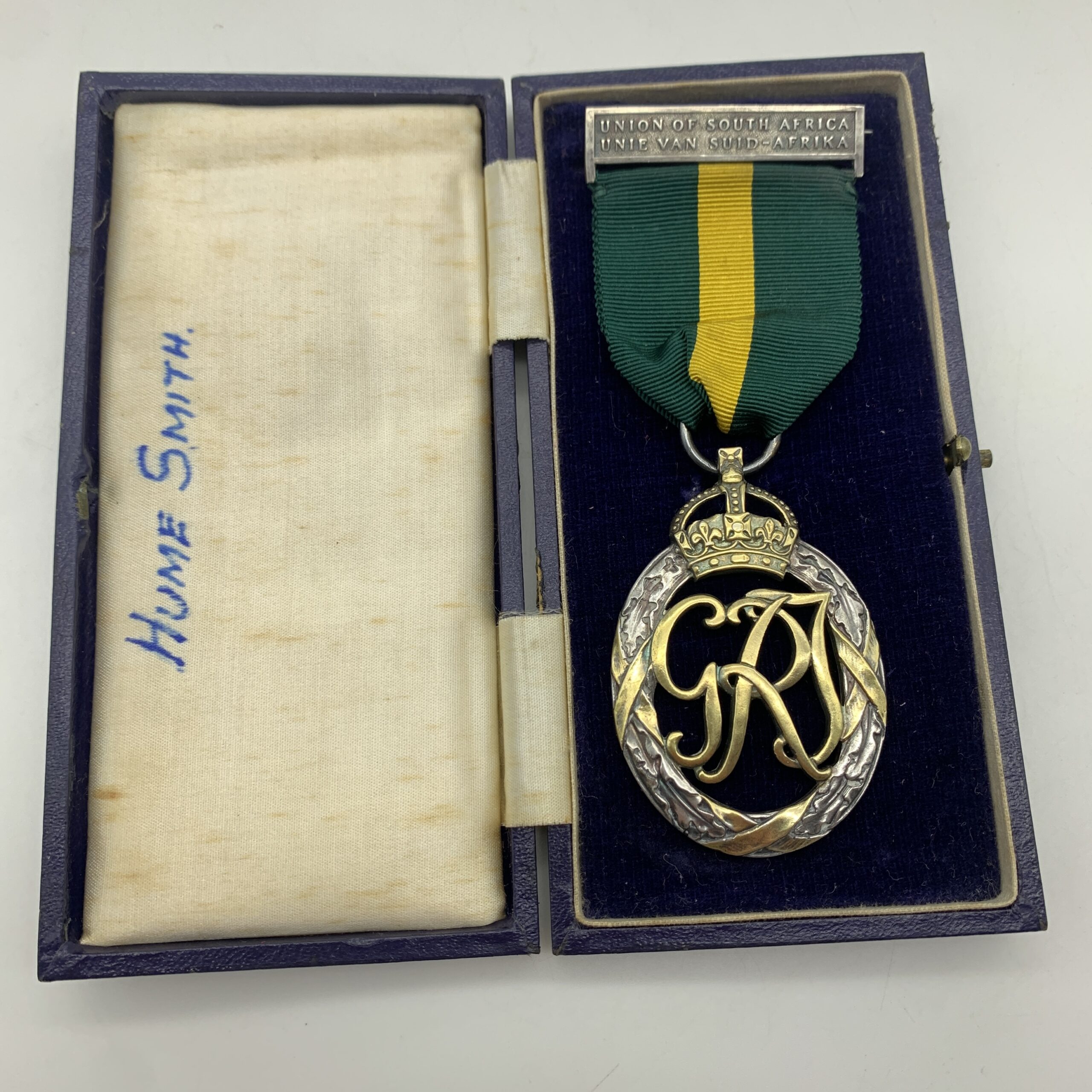 Union of S.A. – Silver ‘Efficiency Decoration’ (CAPT. H. Smith)