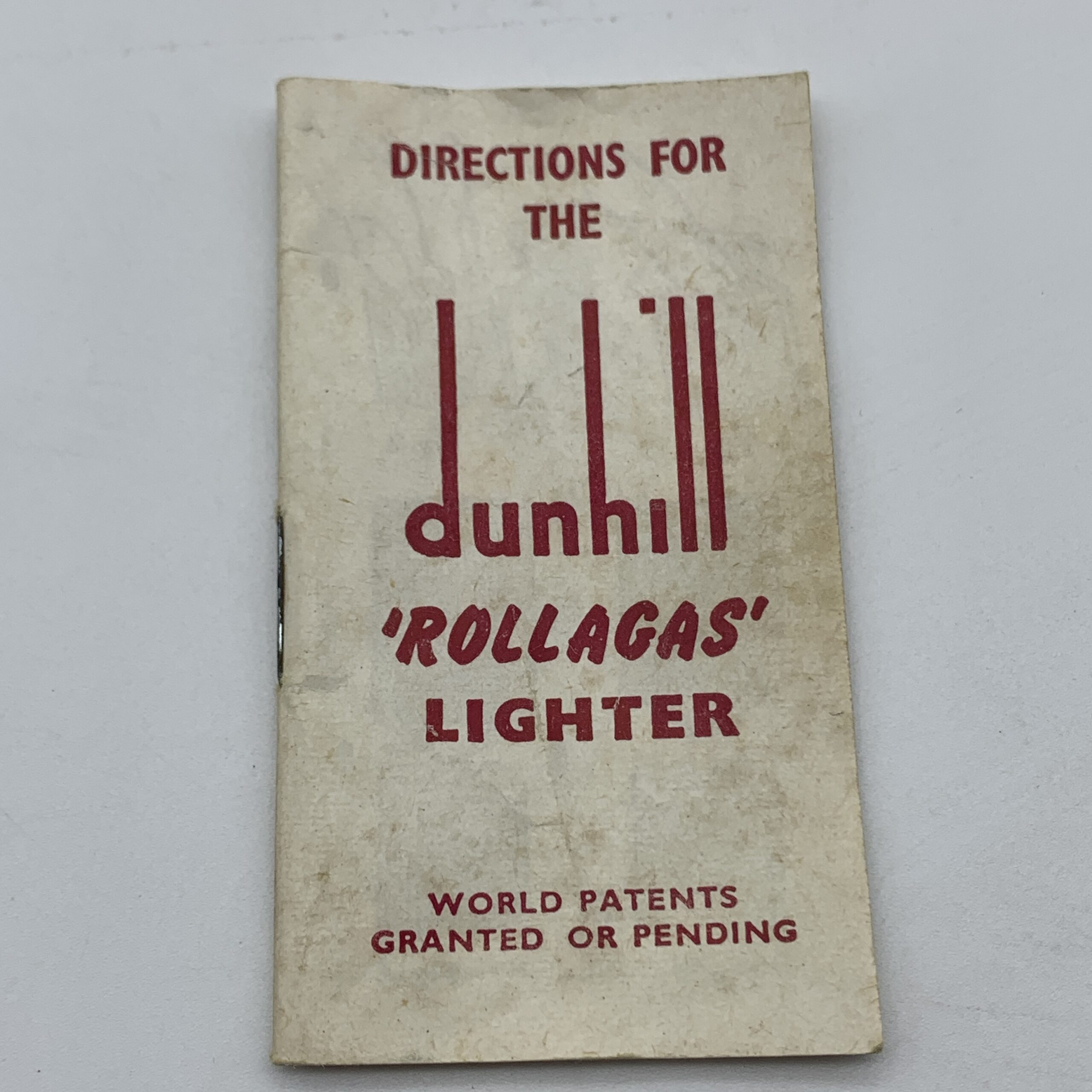 Vintage Dunhill ‘Rollagas’ Lighter (Boxed with Manual) - Image 11