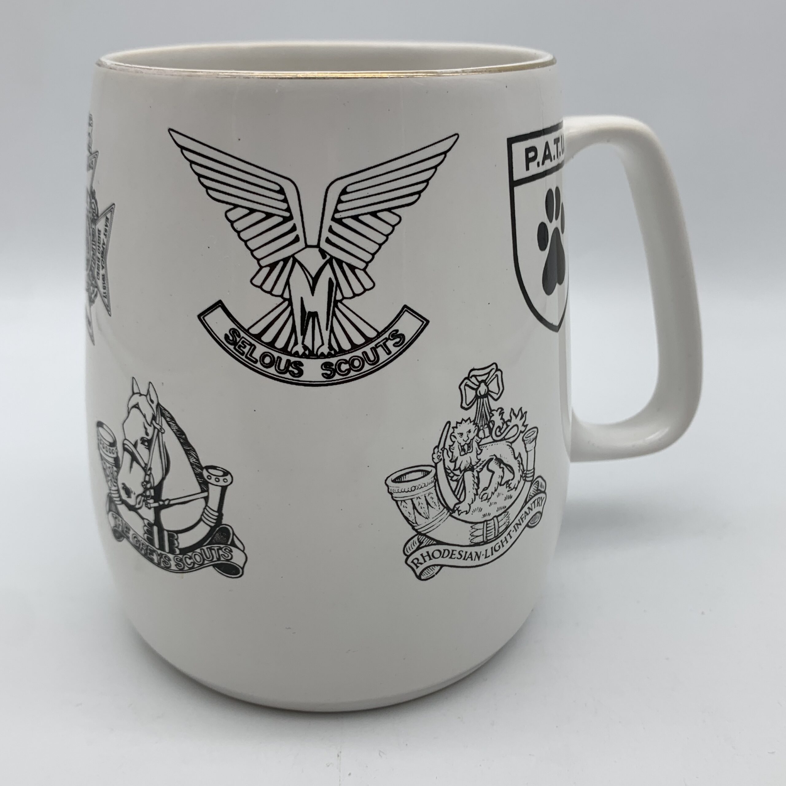 Rhodesian ‘Military Badges’ Beer Tankard