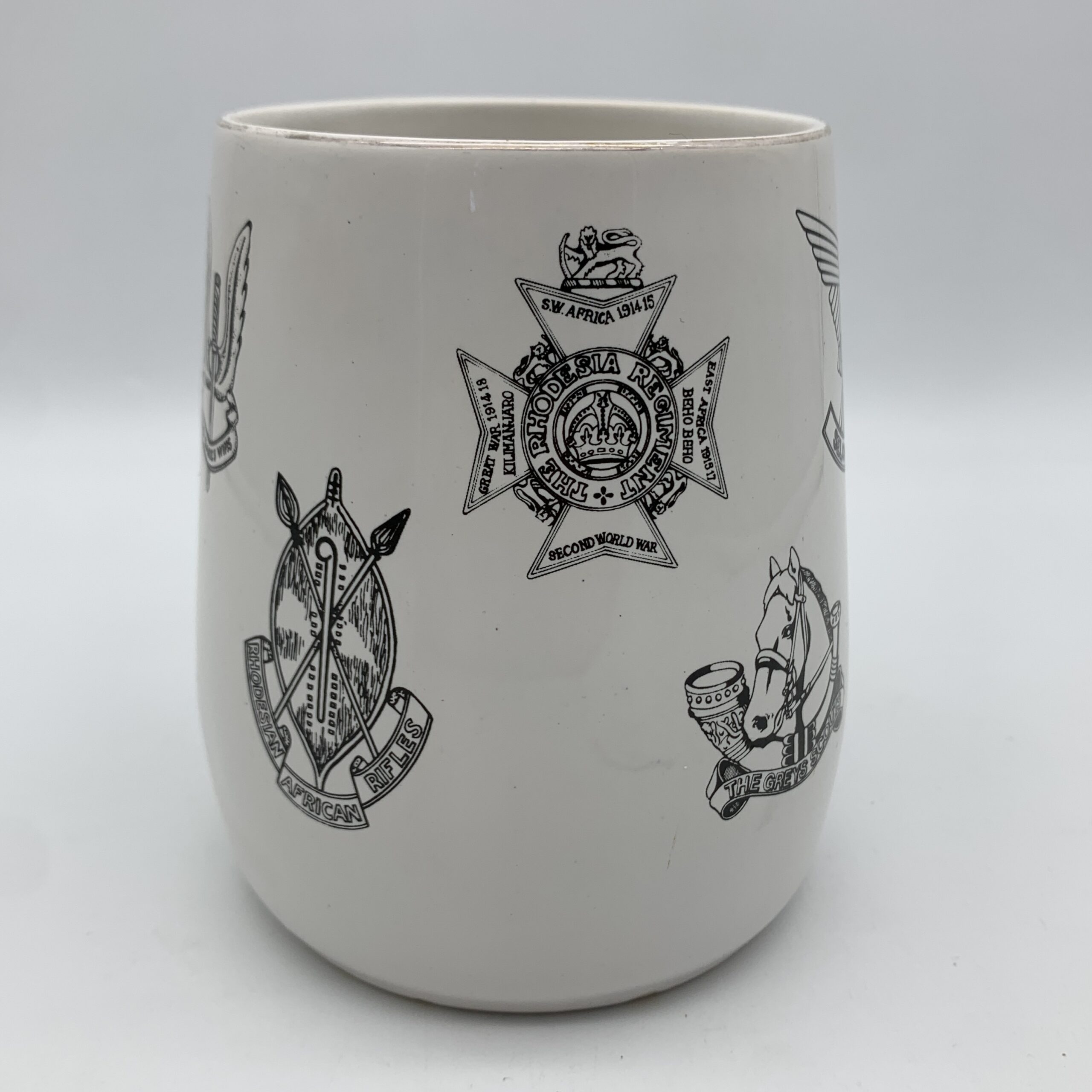 Rhodesian ‘Military Badges’ Beer Tankard - Image 5
