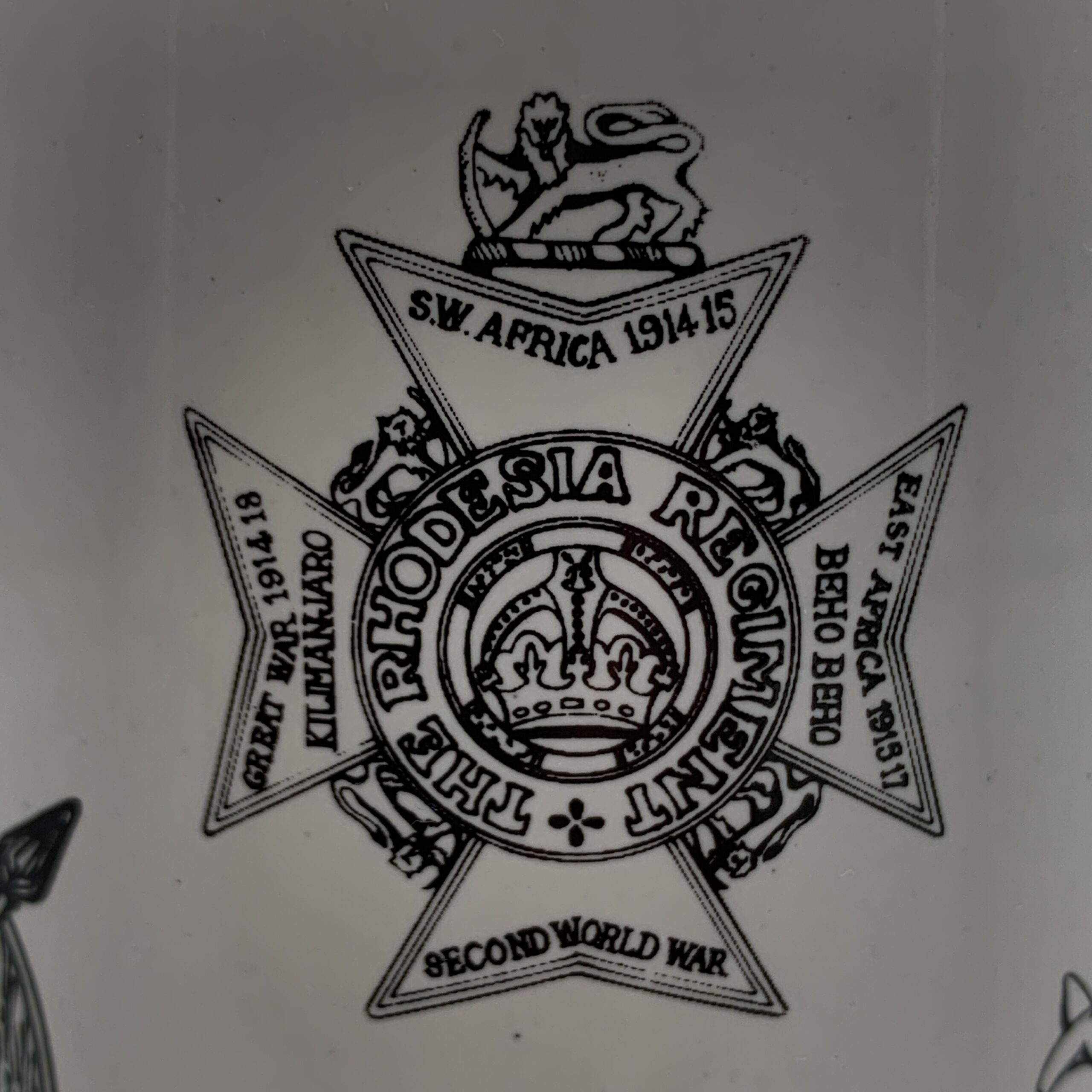 Rhodesian ‘Military Badges’ Beer Tankard - Image 6