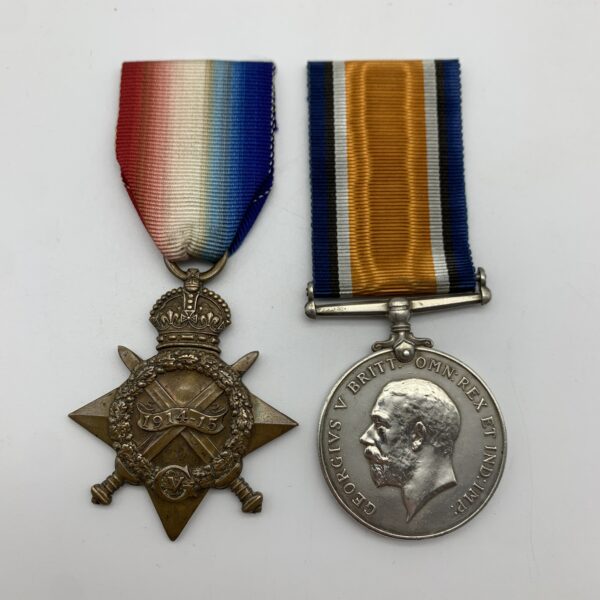 WW1 Medal Pair to ‘CONST. J.A. MOMBERG’ (2ND Military Constabulary)