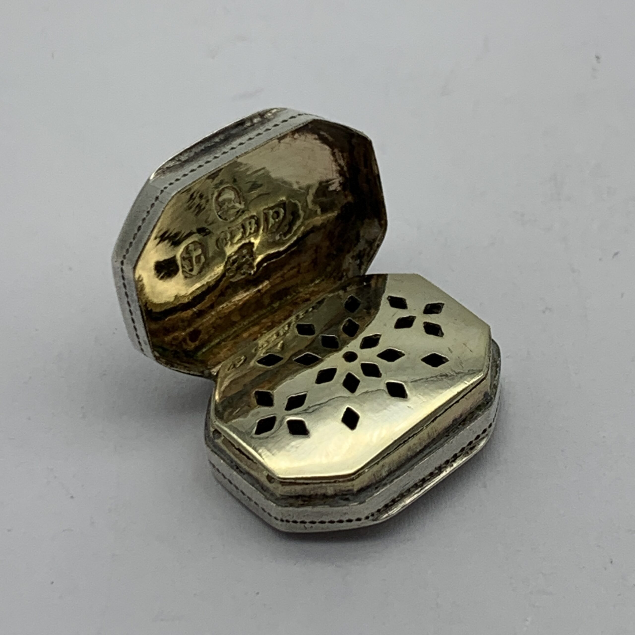 Silver ‘George III’ Vinaigrette (1787) - Image 4