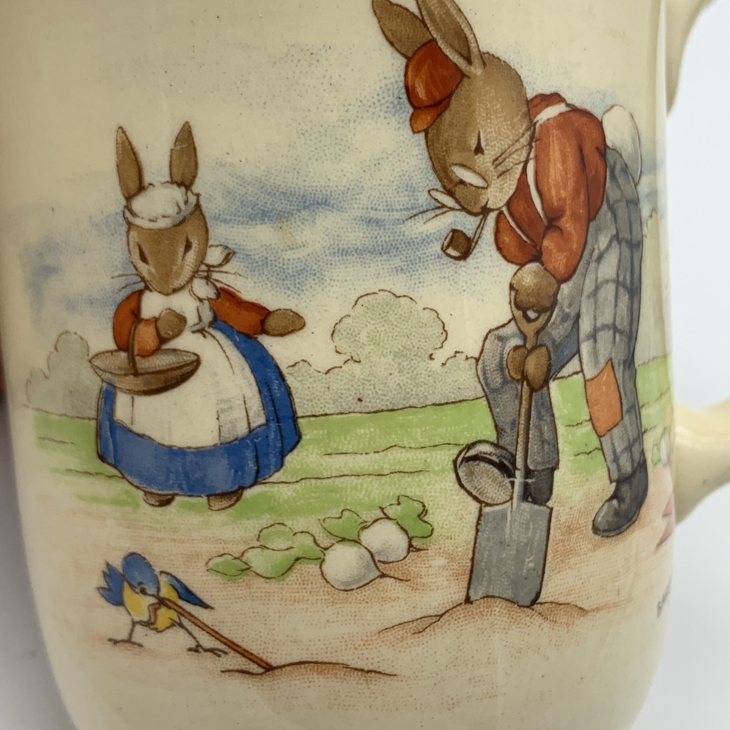 Royal Doulton ‘Gardening’ Bunnykins Mug (Signed) - Image 2