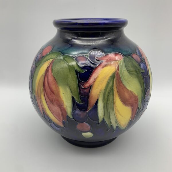 Large William Moorcroft ‘Leaf & Berry’ Globe Vase (1930’s)