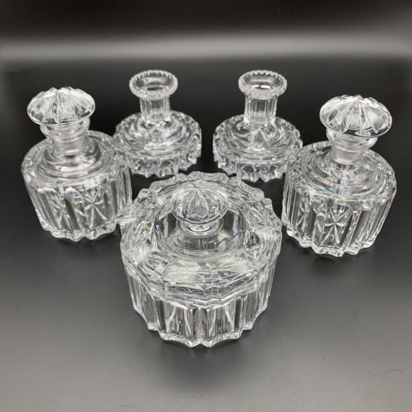 Vintage Crystal Dressing Table Set